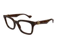 メガネ GUCCI Black GG Square Glasses GG1728O 001 Gucci Eyeglasses GG1728O 006 Dark Dark Havana - eye-oo.com