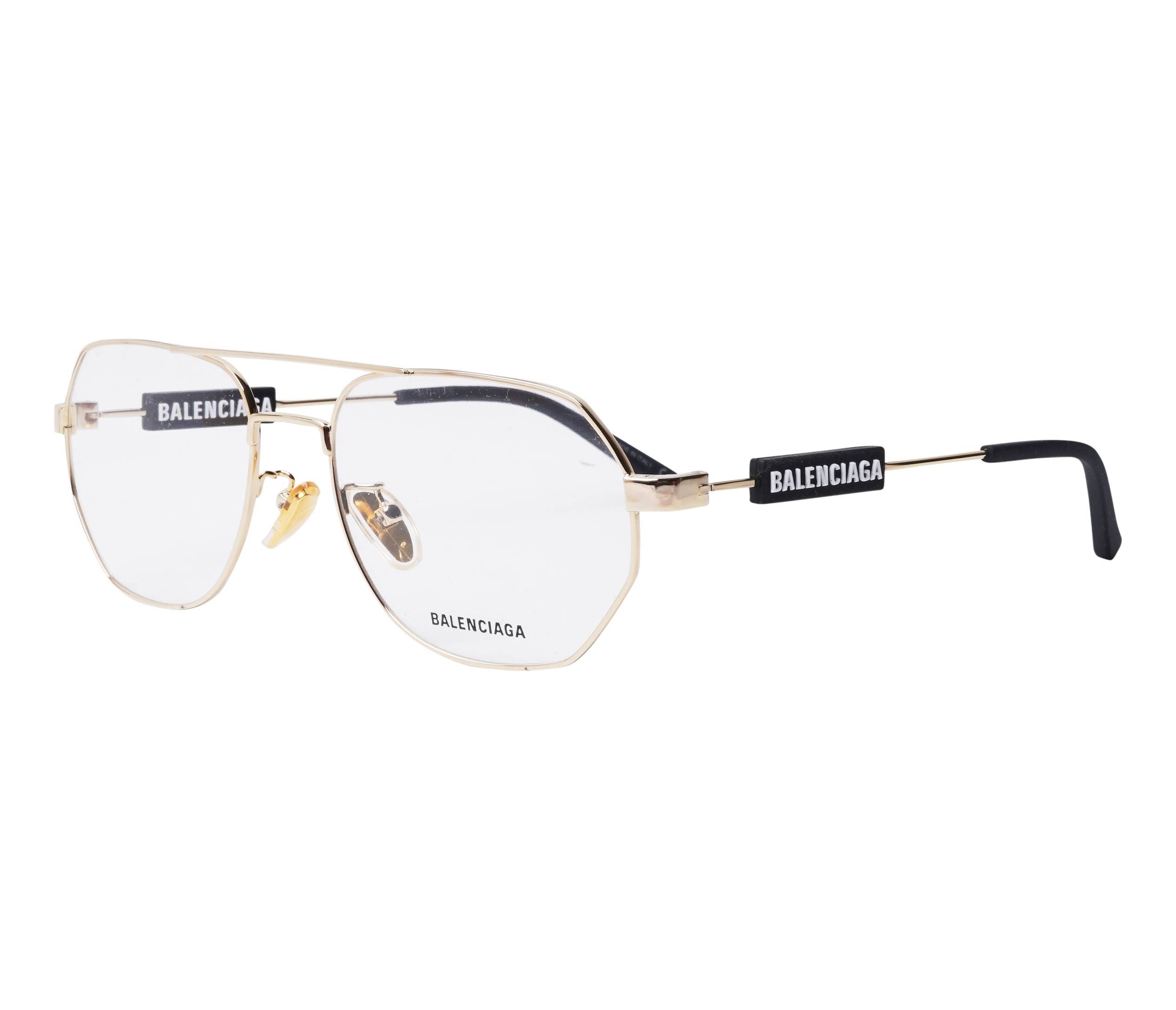 Balenciaga eyeglasses BB0117O 003 57 18 Gold - 