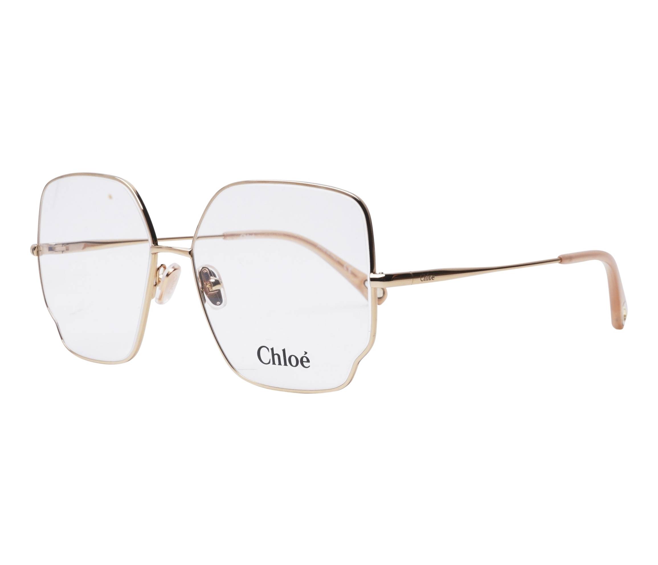 メガネ CHLOE Woman Optical frames Yellow Gold CH0268O 002 Chloe Eyeglasses | FramesDirect.com