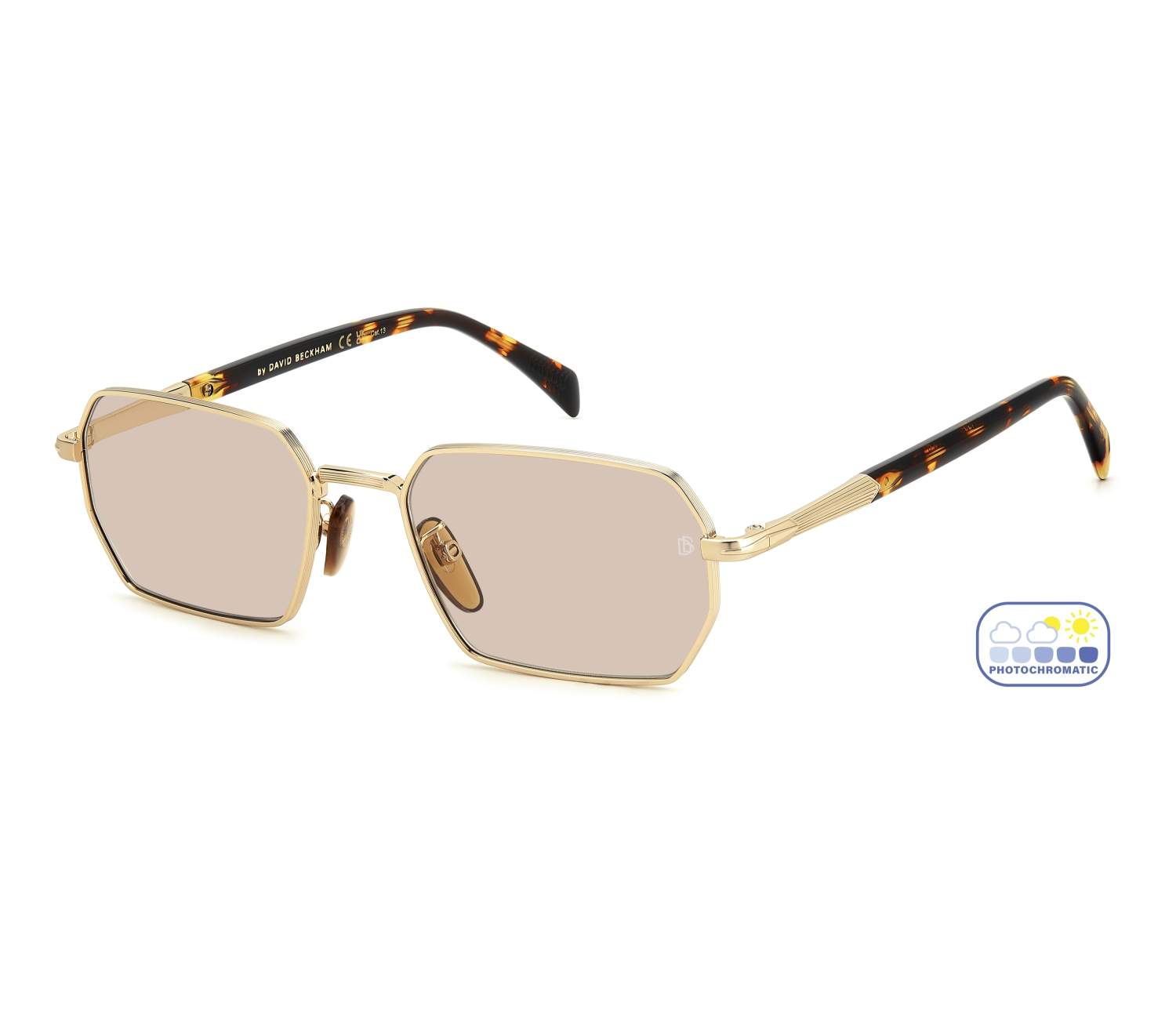 David Beckham sunglasses DB-1174-S J5G/3O 55 19 Gold