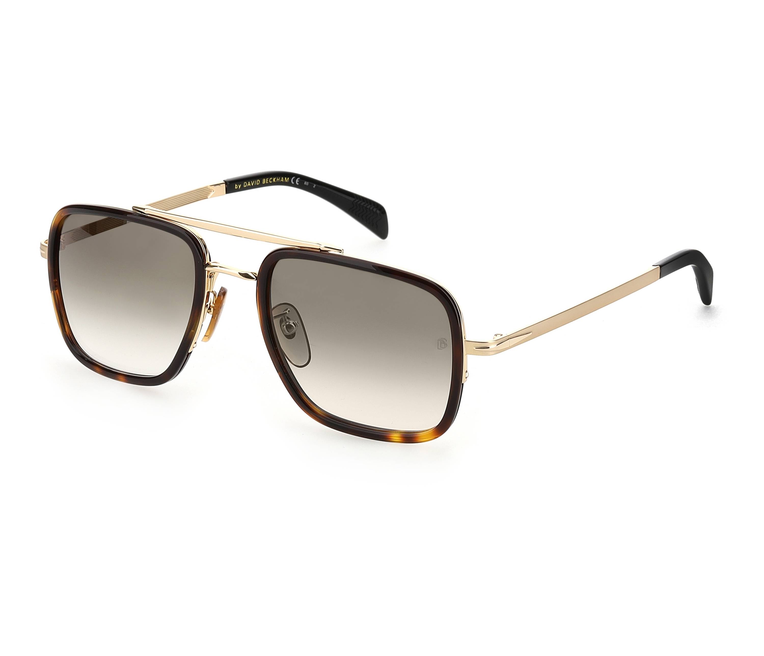 David Beckham sunglasses DB-7002-S 06J/9K 54 22 GoldHavana