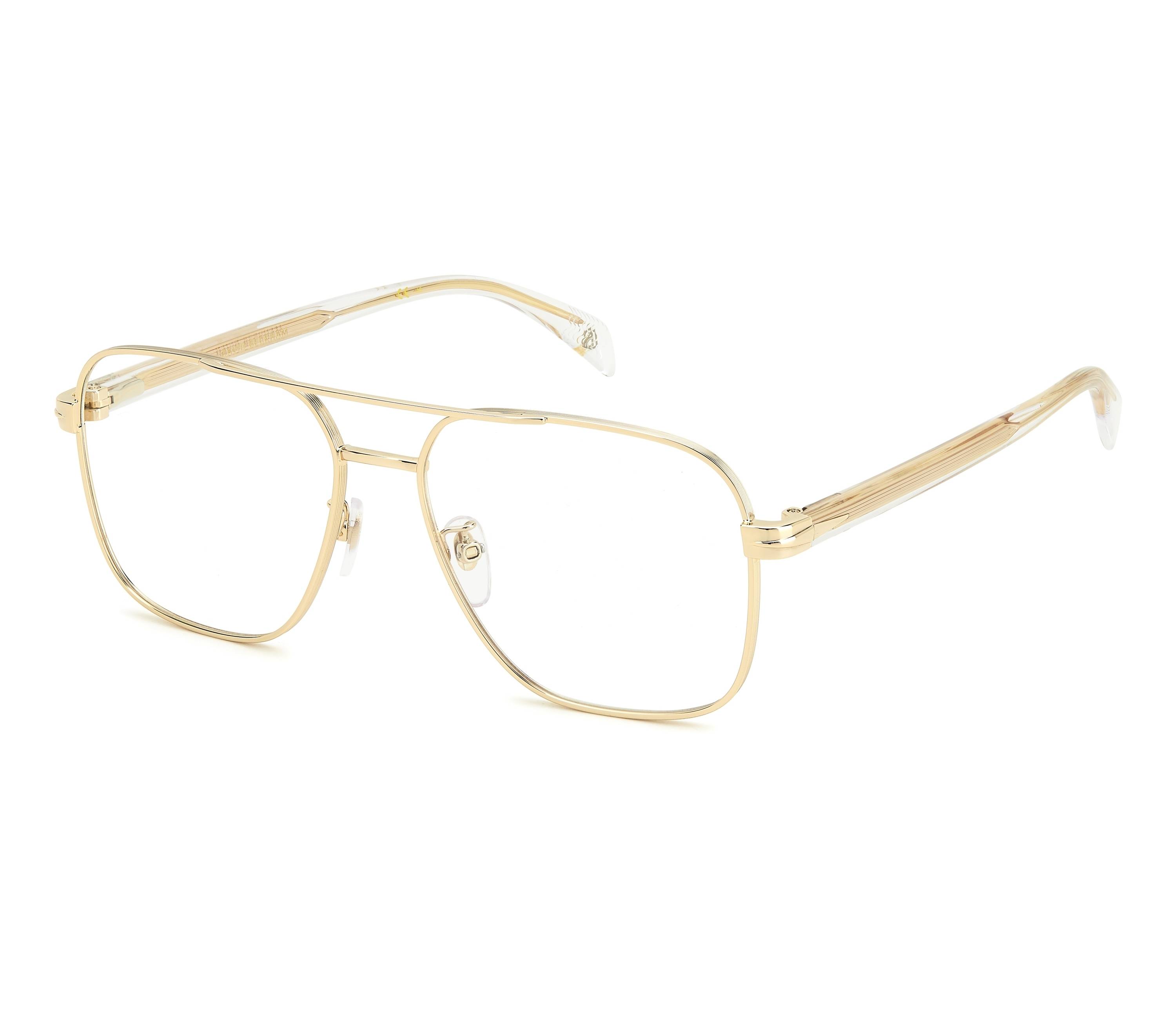 David Beckham eyeglasses DB-7103 LOJ 57 16 Gold