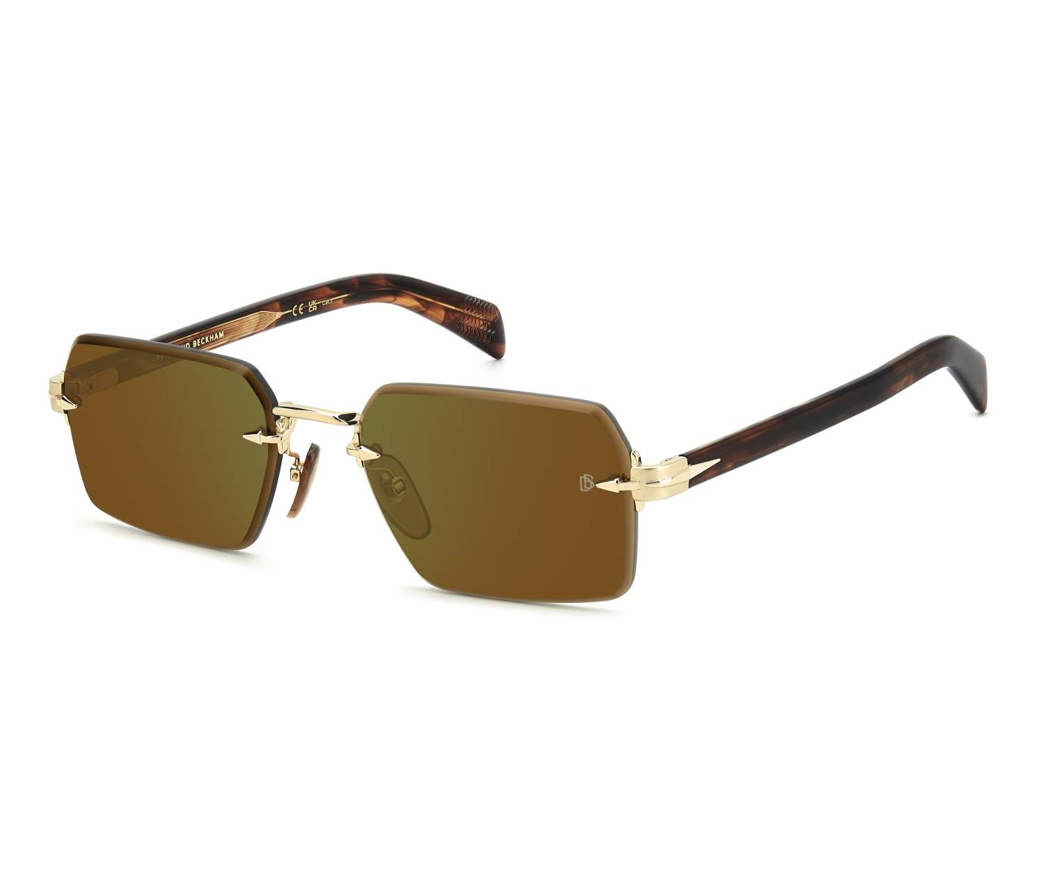 David Beckham sunglasses DB-7109-S T5U/MT 56 20 GoldBrown - 
