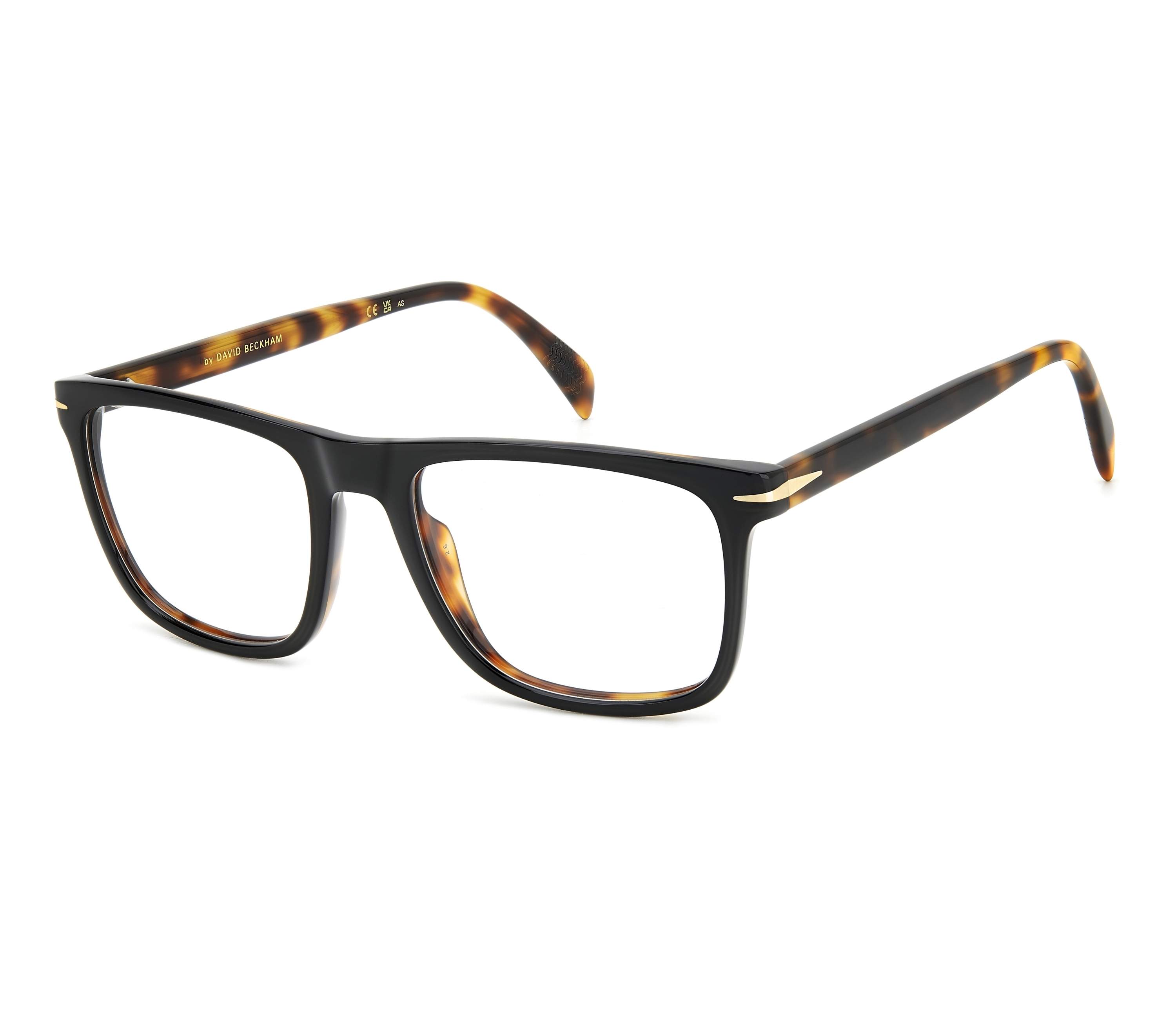 David Beckham eyeglasses DB-7115 WR7 54 19 BlackWhite
