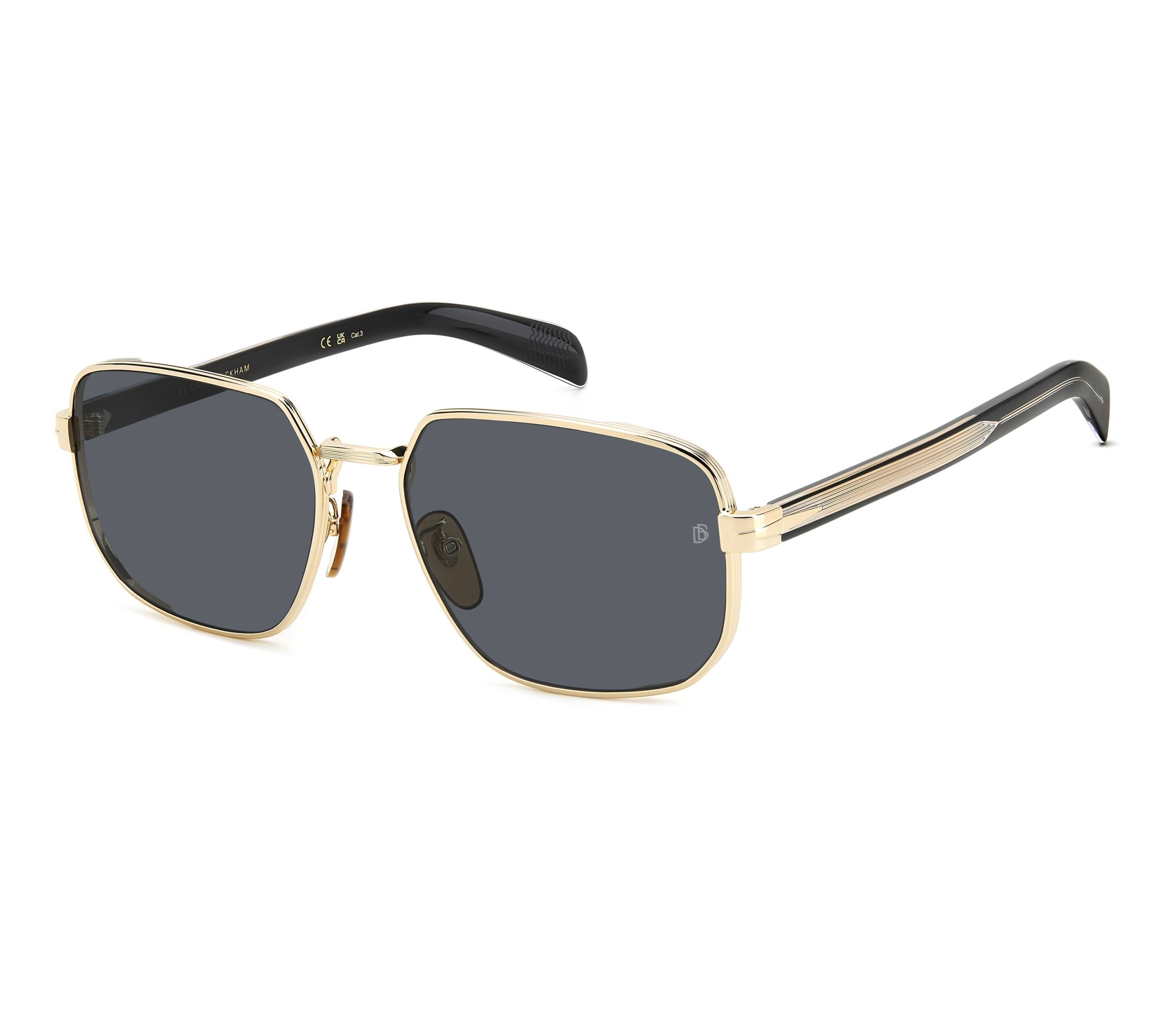 David Beckham sunglasses DB-7121-G-S RHL/IR 60 18 GoldBlack - 