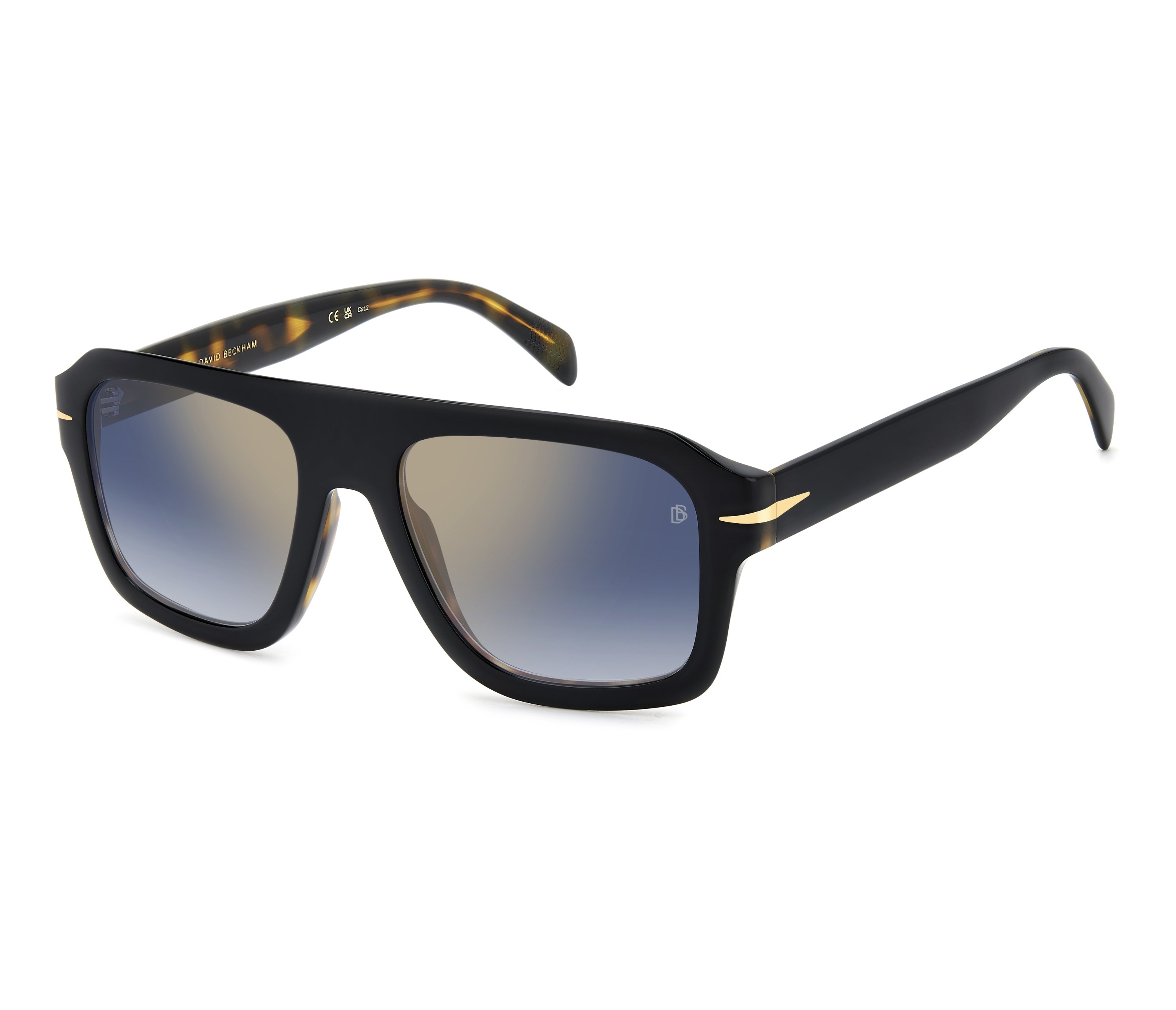 David Beckham sunglasses DB-7127-S WR7/1V 54 19 BlackWhite - 