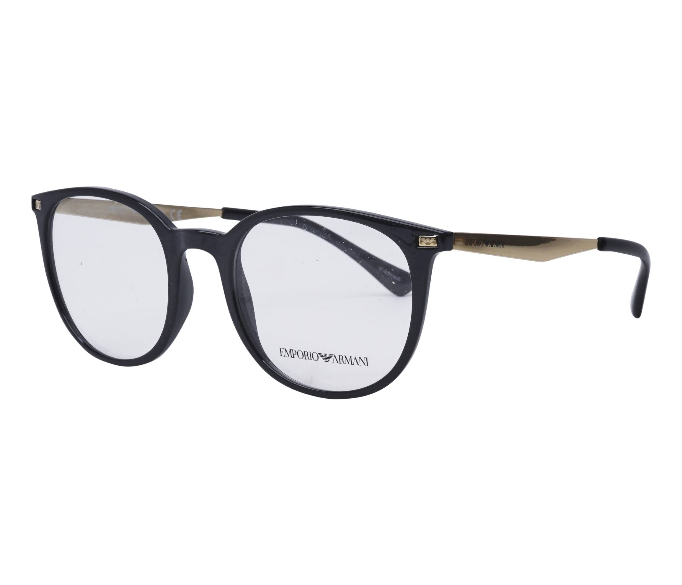 Emporio Armani eyeglasses EA-3168 5001 52 20 Black - 