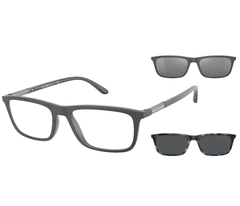 Emporio Armani eyeglasses EA-4160 54371W 55 18 Grey - 