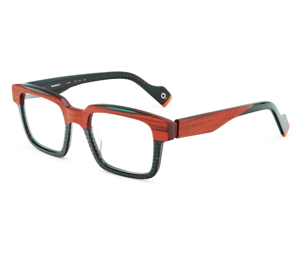 Etnia Barcelona eyeglasses MADDOX CUGR 52 20 GreenBrown - 