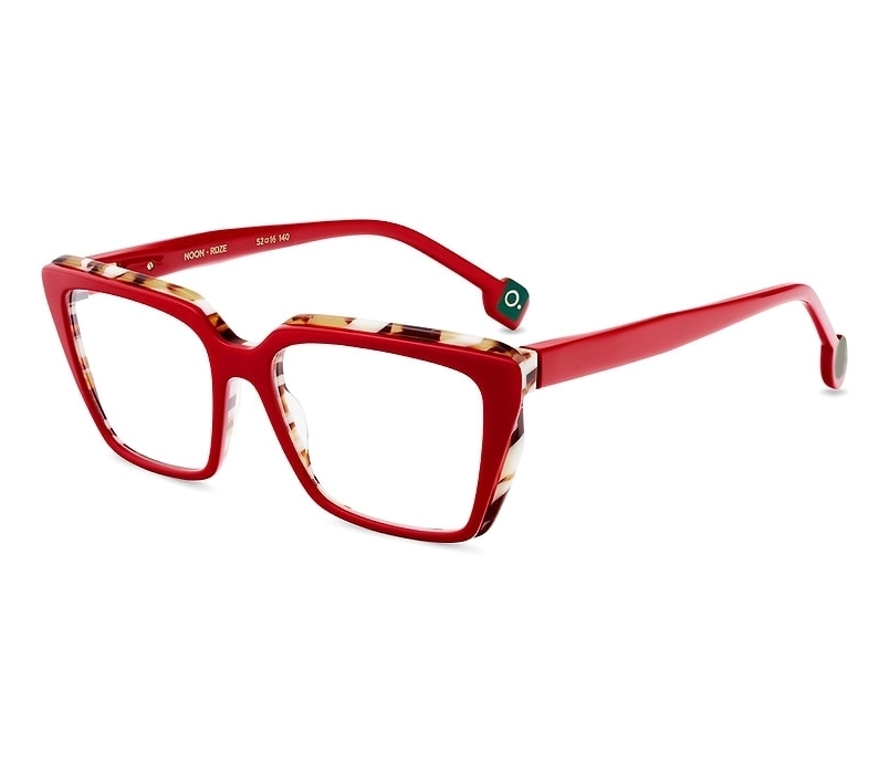 Etnia Barcelona eyeglasses NOON RDZE 52 16 RedZebra - 