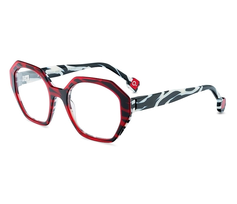 Etnia Barcelona eyeglasses SAHAS RDZE 50 19 RedZebra - 