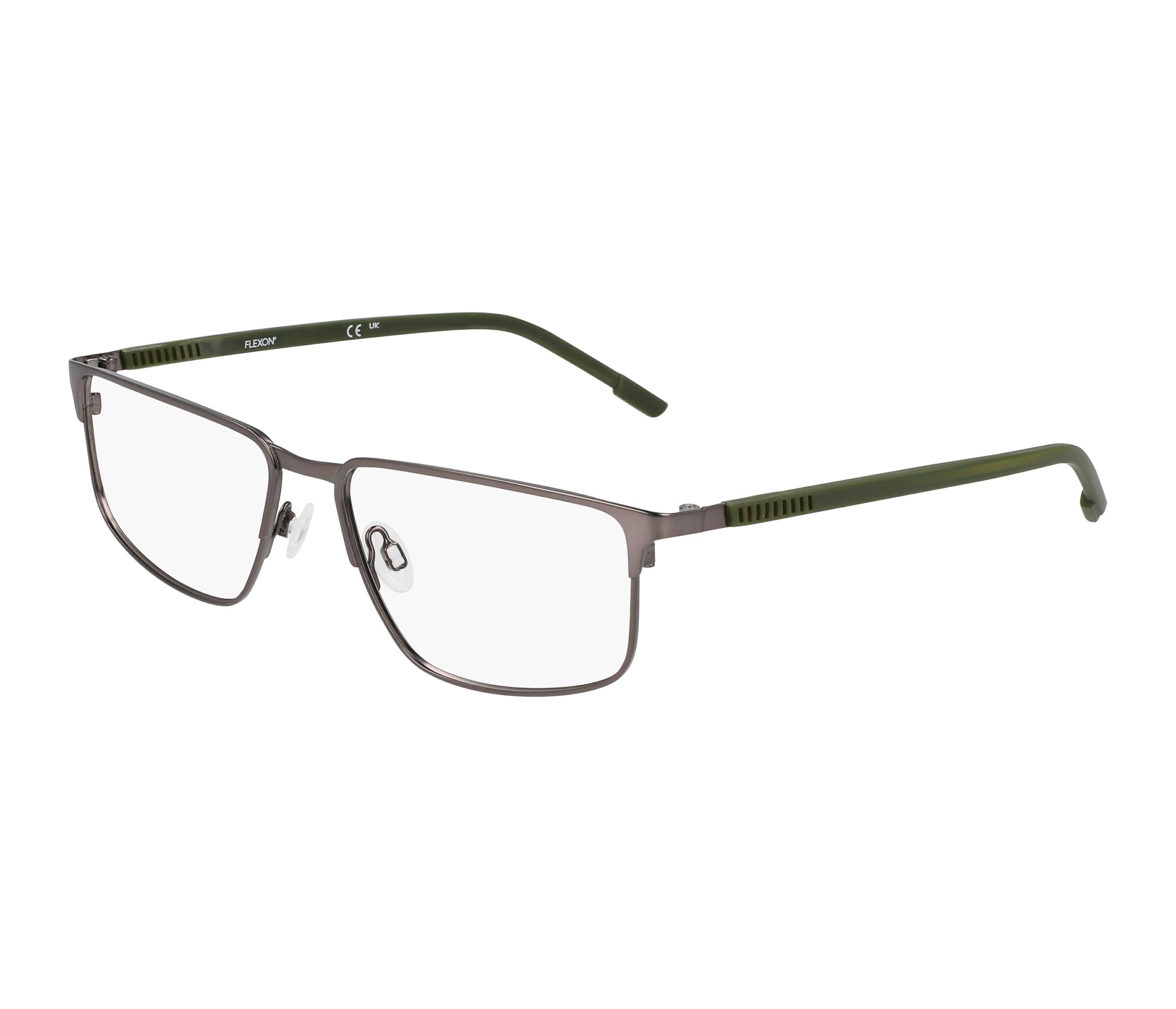 Flexon eyeglasses E1145 072 55 16 GunKhaki - 
