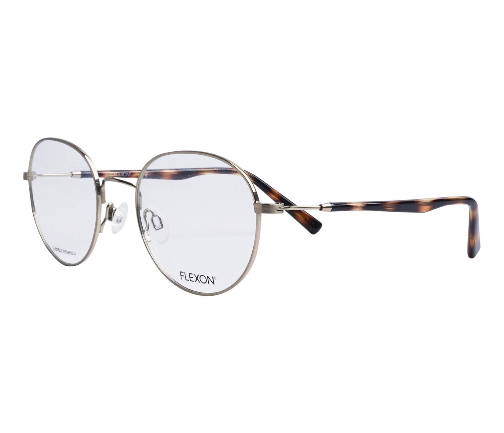 Flexon eyeglasses FLH-6010 710 50 20 GoldHavana - 
