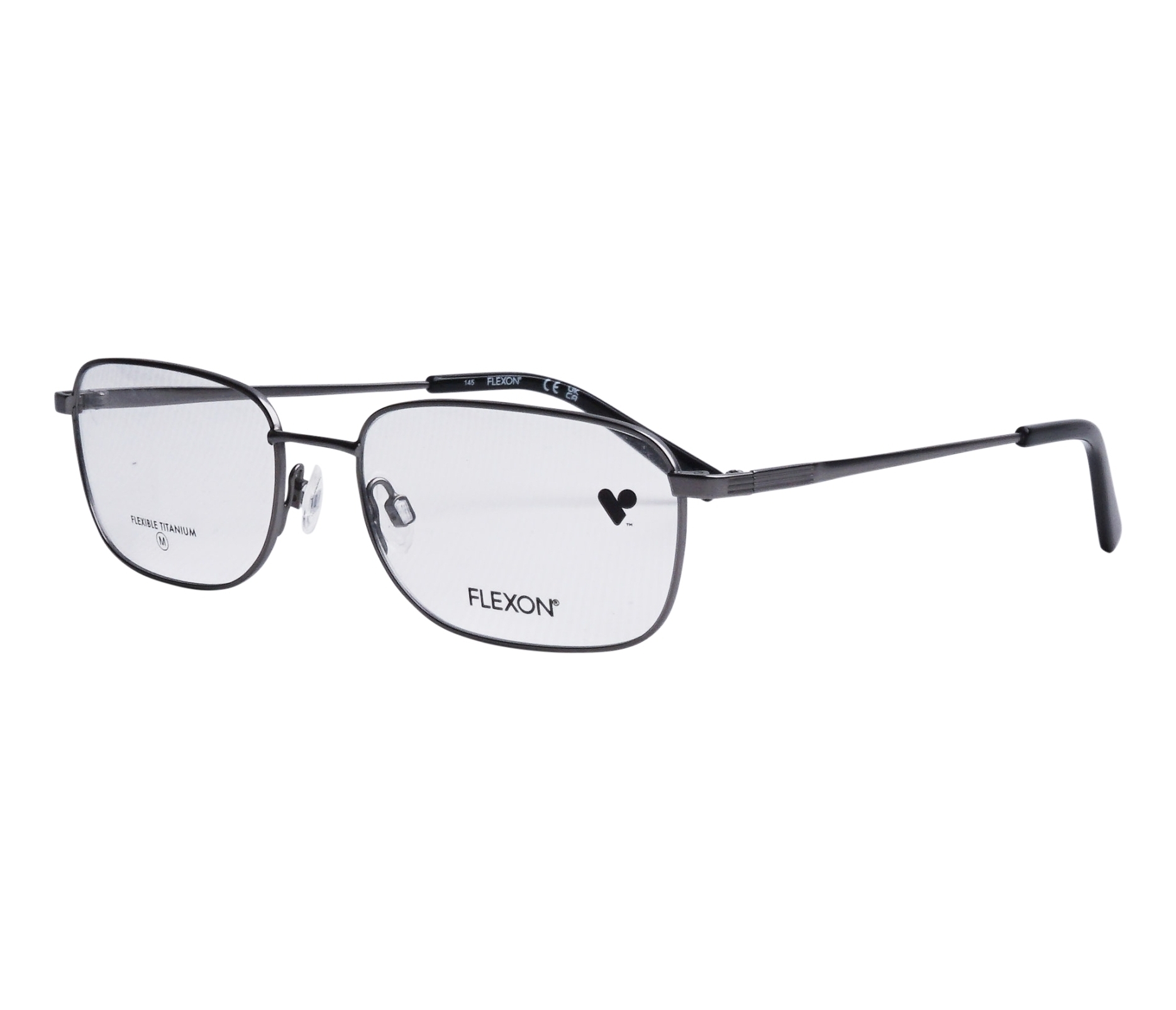 Flexon eyeglasses H6068 070 53 17 SteelBlack - 