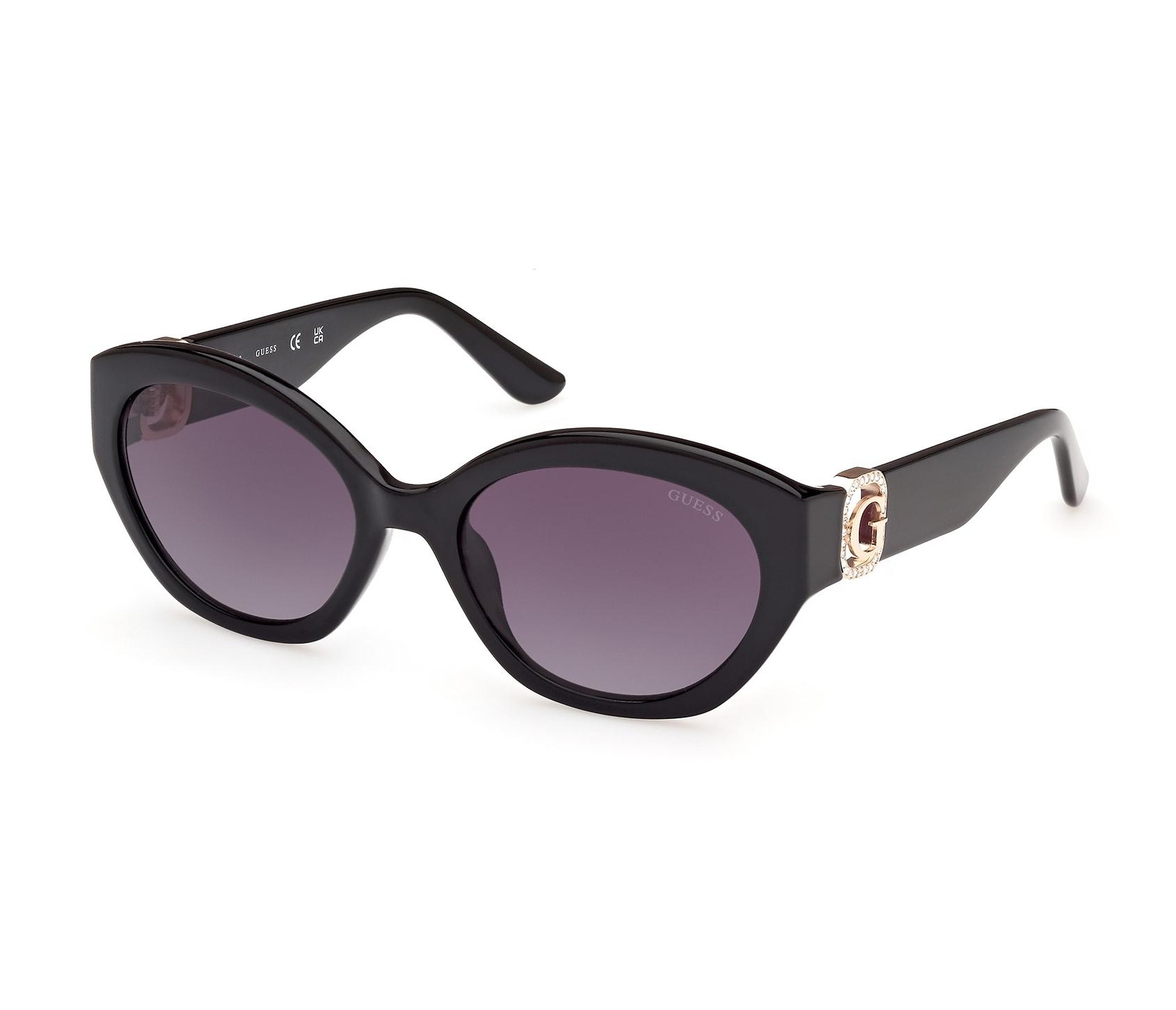 Guess sunglasses GU00104-S 01B 56 19 BlackSilver - 