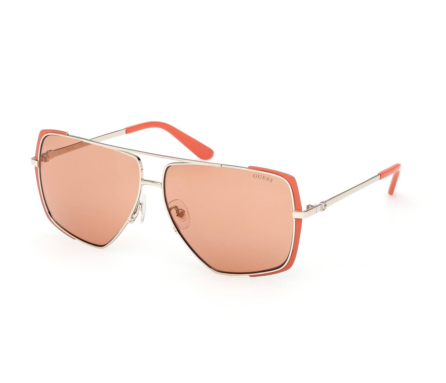 Guess sunglasses GU00220S 43E 62 12 GoldOrange - 