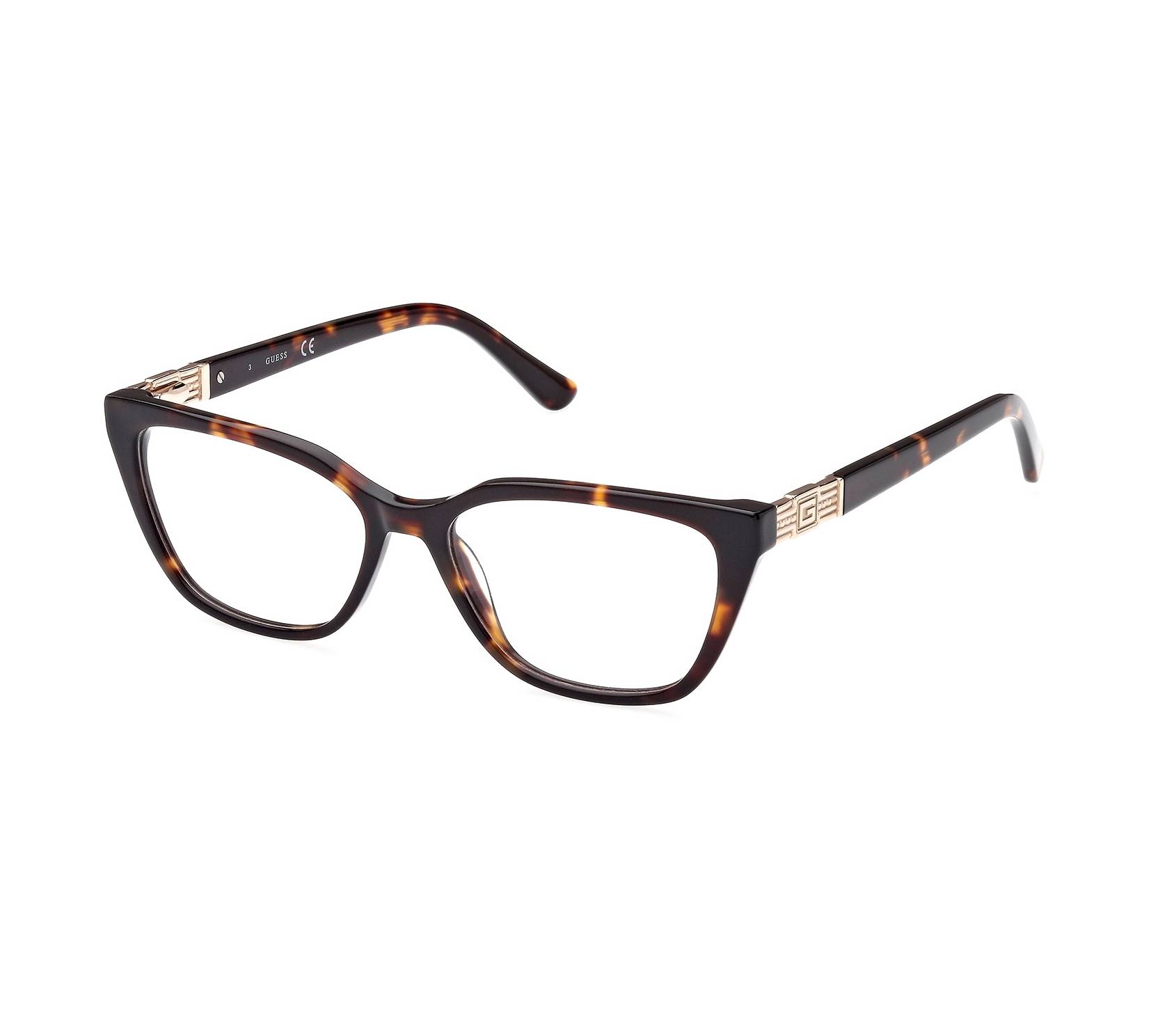 Guess eyeglasses GU2941-V 052 51 15 HavanaGold - 