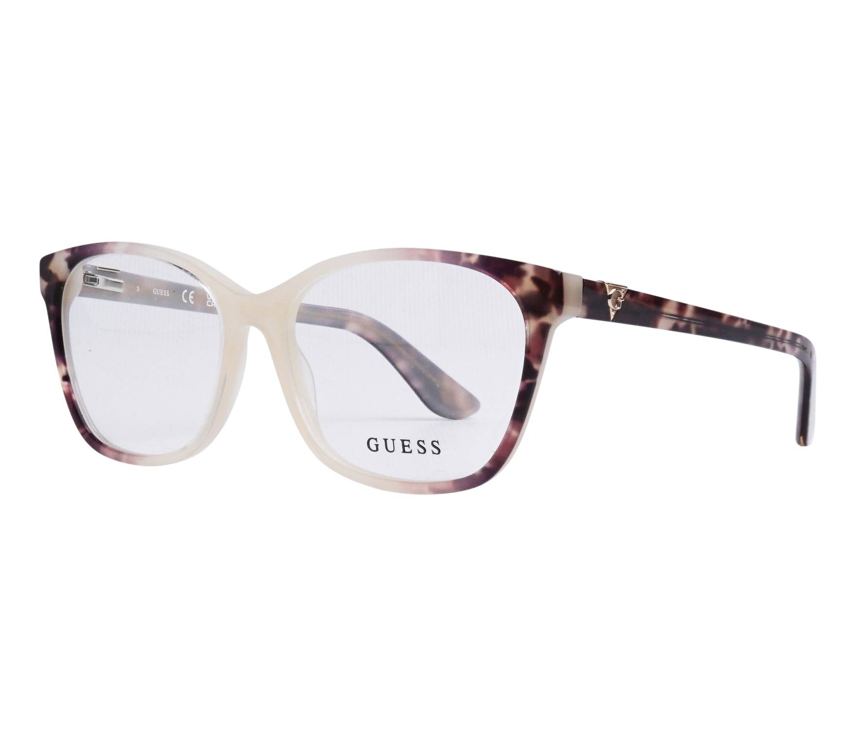 Guess eyeglasses GU-2949 025 53 15 IvoryHavana Honey - 