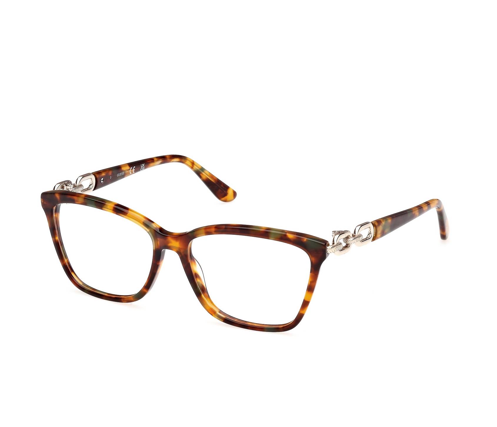 Guess eyeglasses GU50181V 053 54 15 BrownGold - 