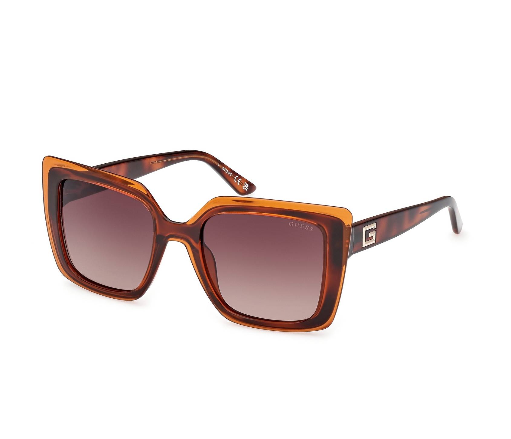 Guess sunglasses GU7908-S 52F 52 20 Brown - 