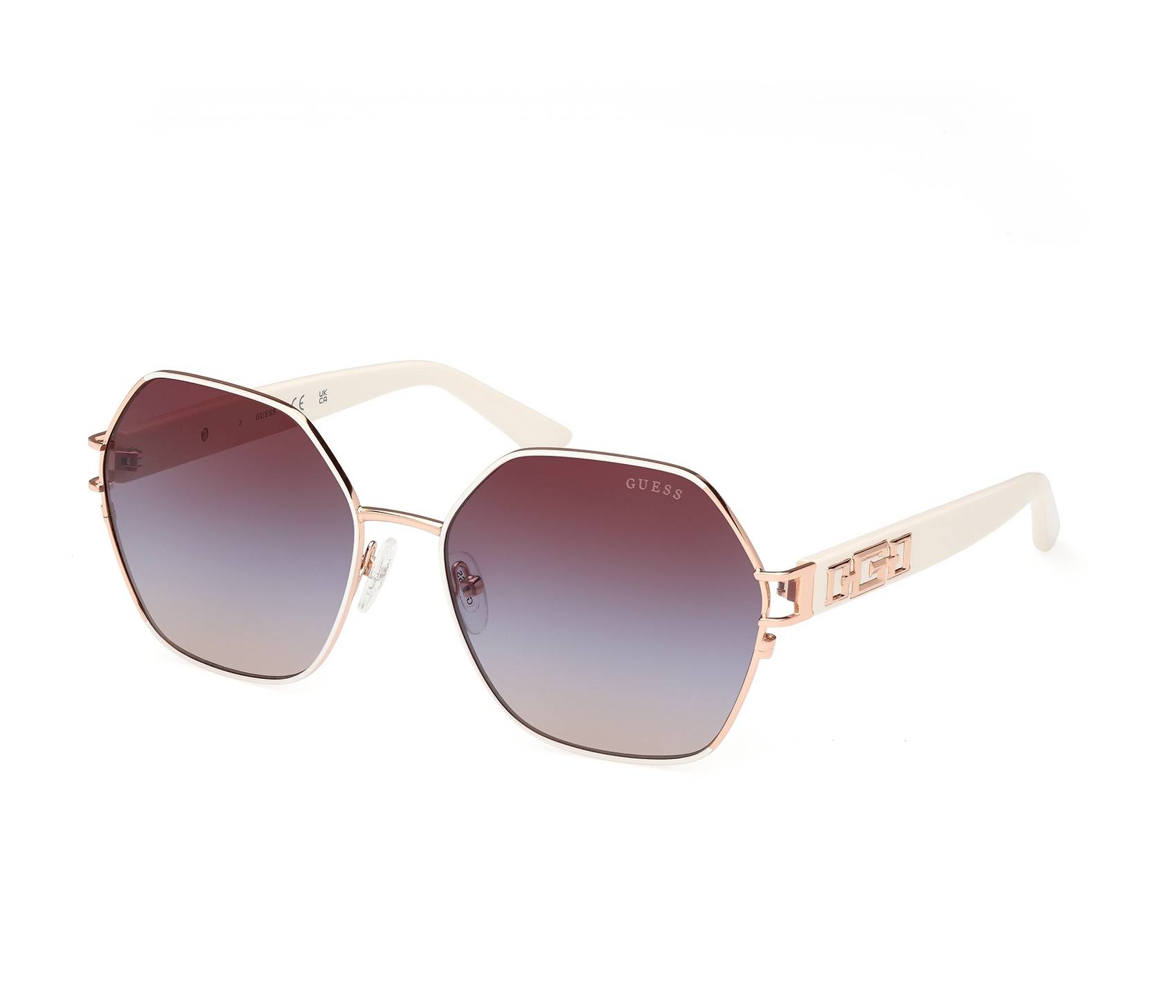 Guess sunglasses GU7913-S 25W 59 17 WhiteRose gold