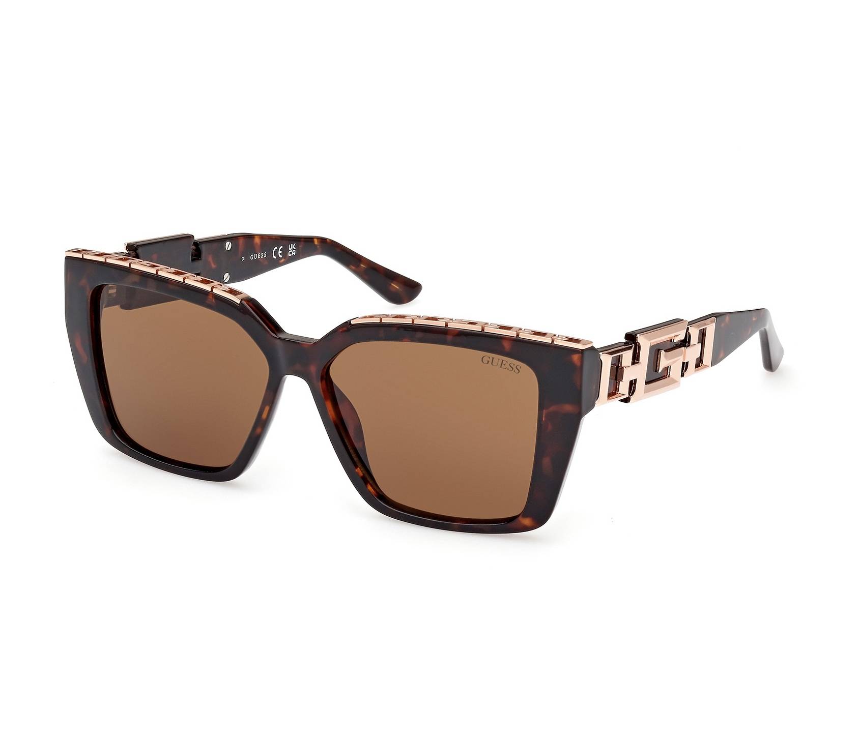 Guess sunglasses GU7915-S 52E 55 13 HavanaRose gold