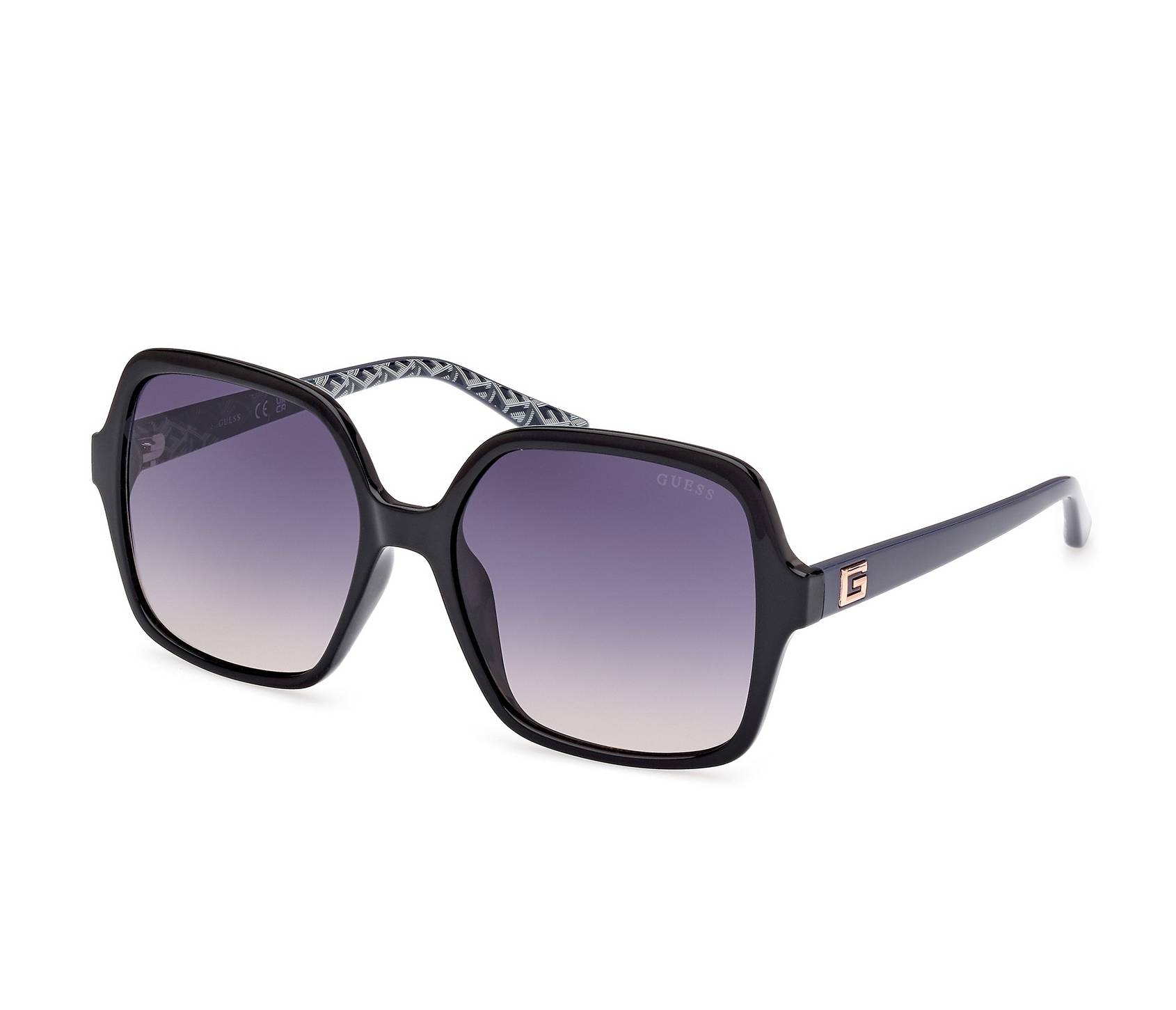 Guess sunglasses GU7921-H-S 01B 57 17 BlackGrey - 
