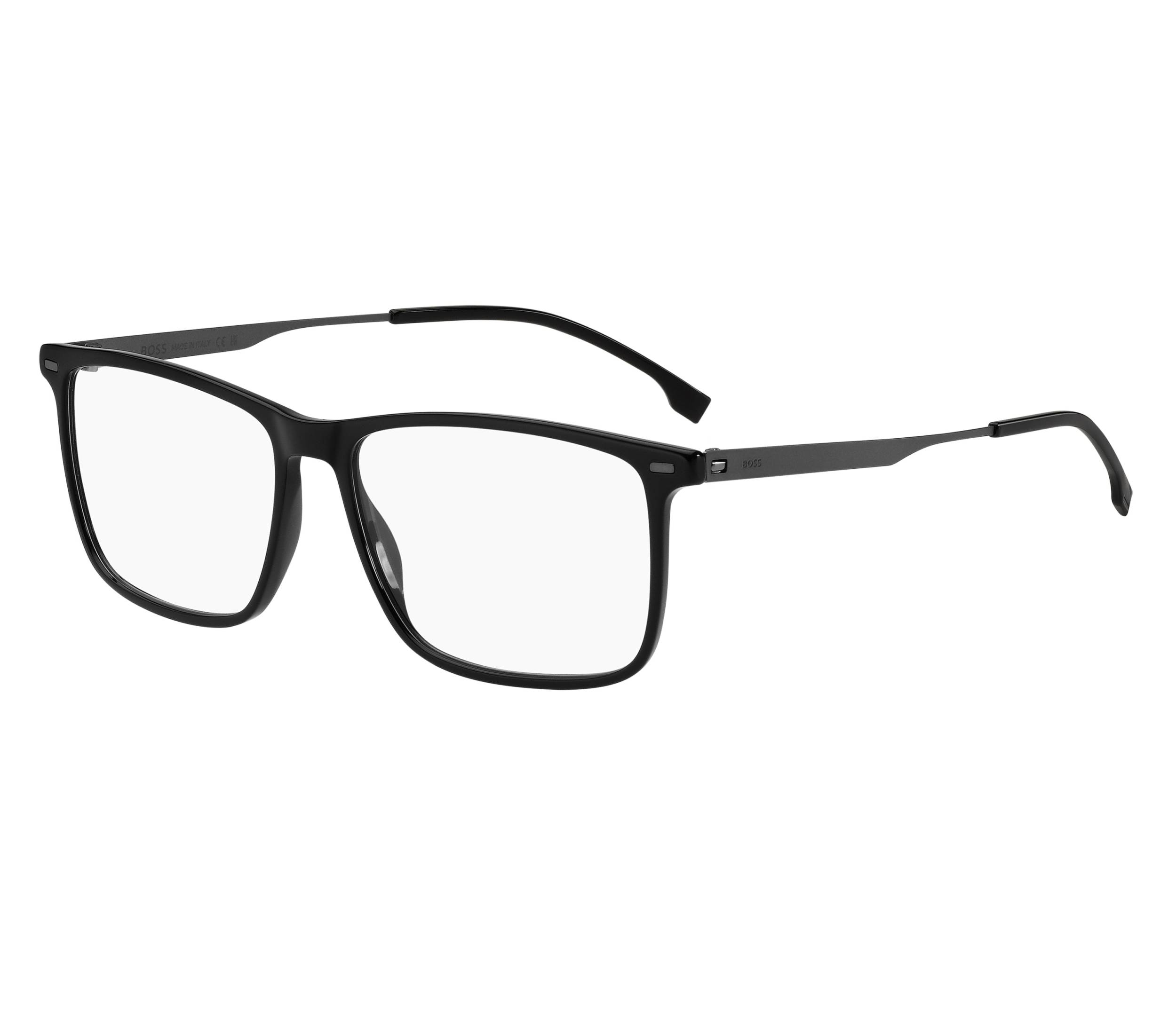 Hugo Boss eyeglasses BOSS-1642 ANS 55 15 BlackRuthenium - 