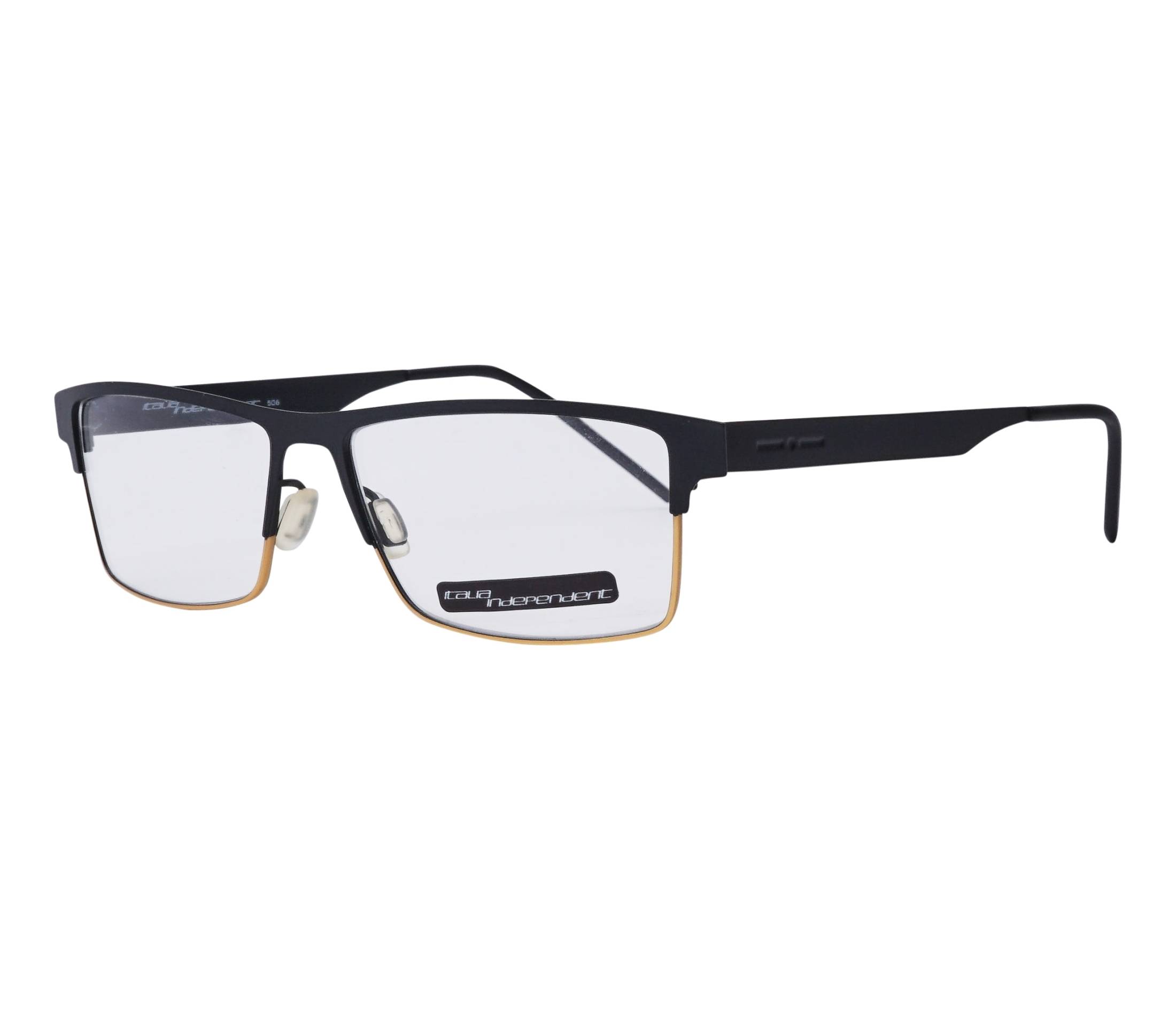 Italia Independent eyeglasses 5302A 009120 55 14 BlackGold - 