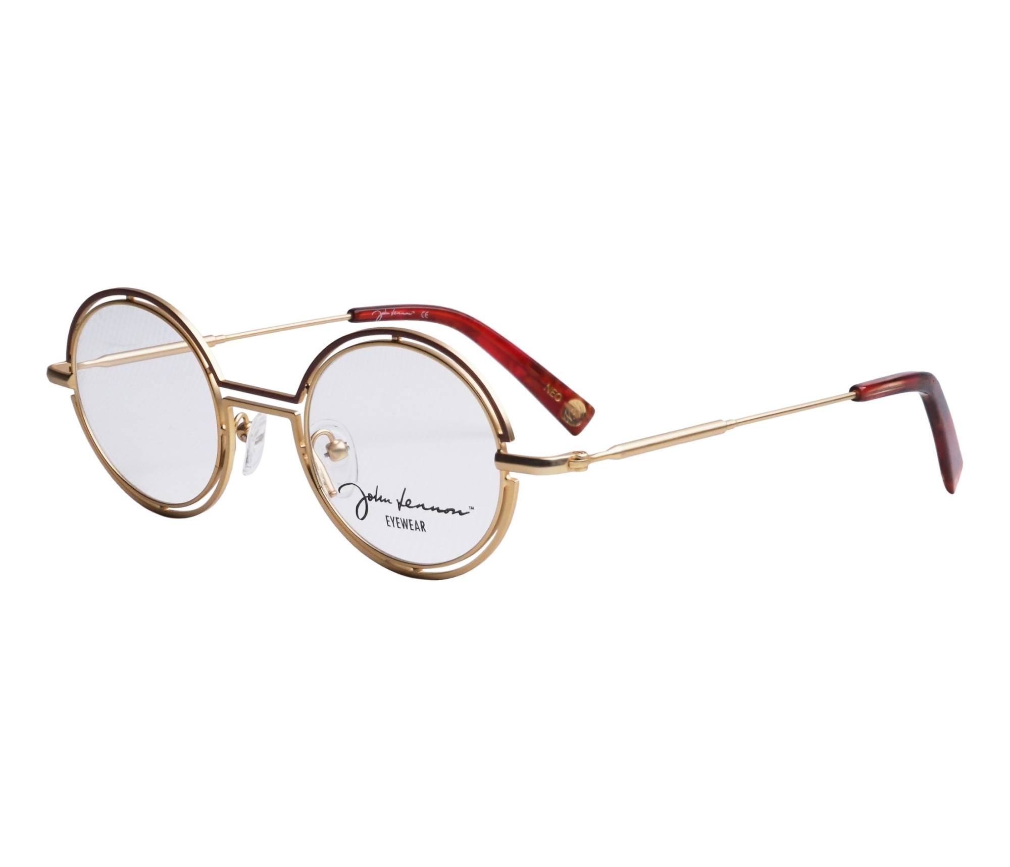 John Lennon eyeglasses JO254 EM 44 23 GoldBeige - 