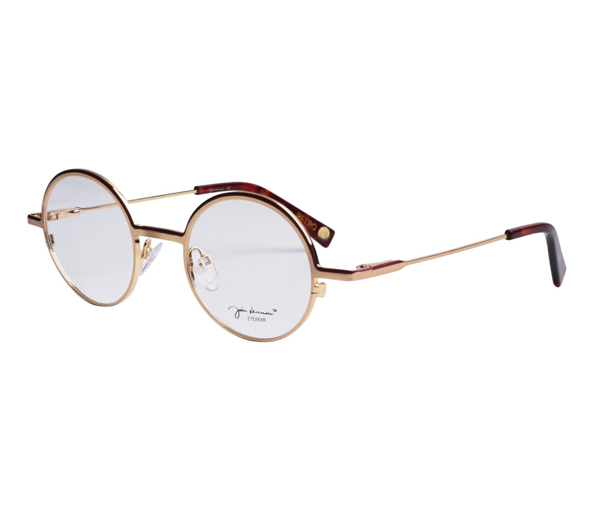 John Lennon eyeglasses JO255 Er 45 21 GoldOrange - 