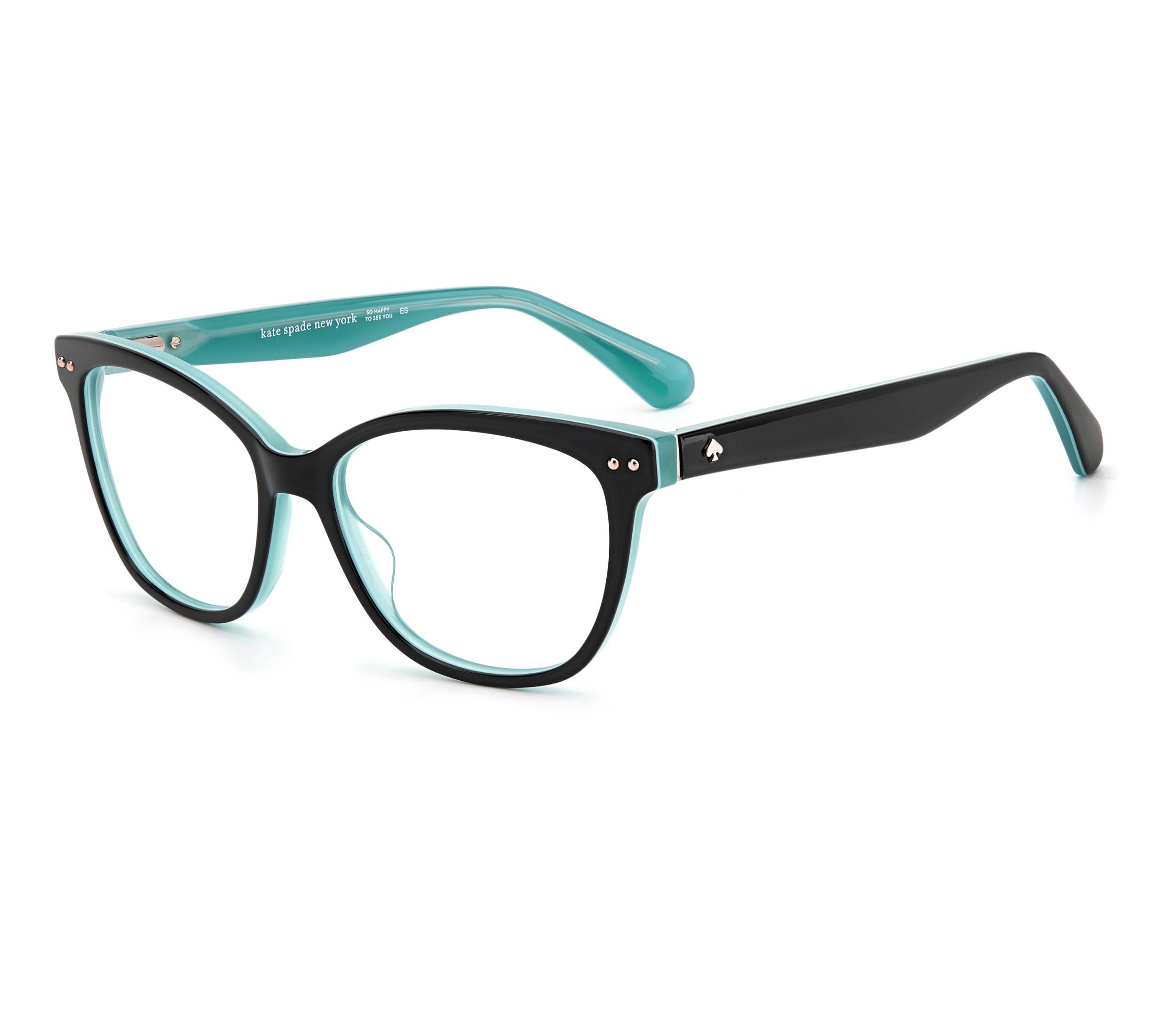 Kate Spade eyeglasses ADRIE EL9 53 16 WalnutTurquoise