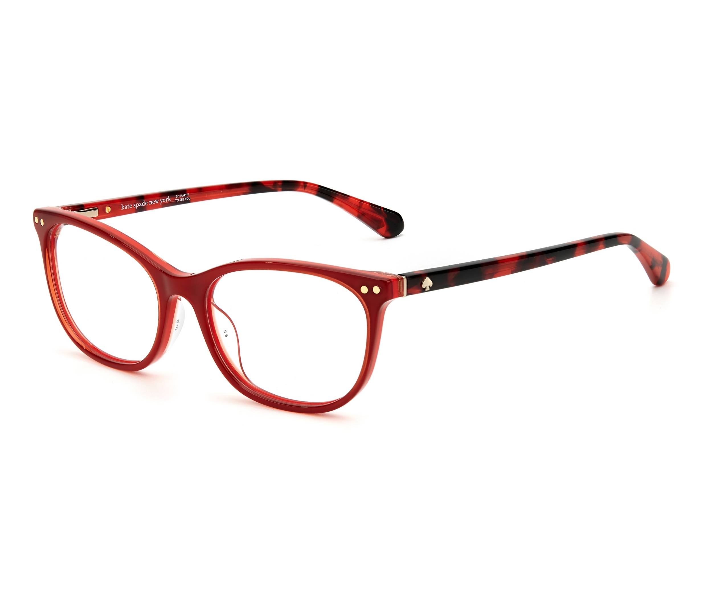 Kate Spade eyeglasses RAELYNN C9A 53 17 RedHavana - 