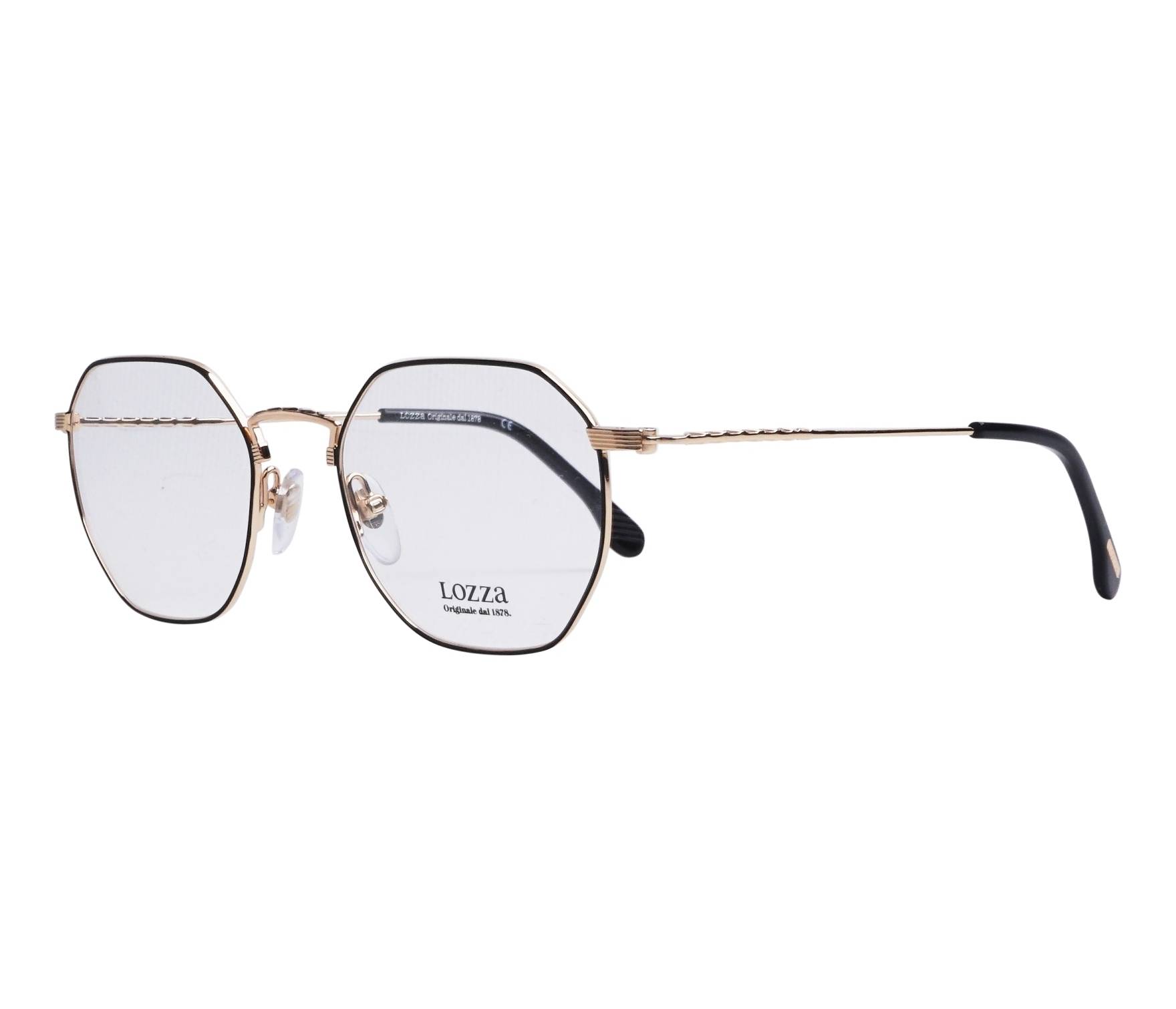 Lozza eyeglasses VL-2378N 0302 50 20 BlackGold - 