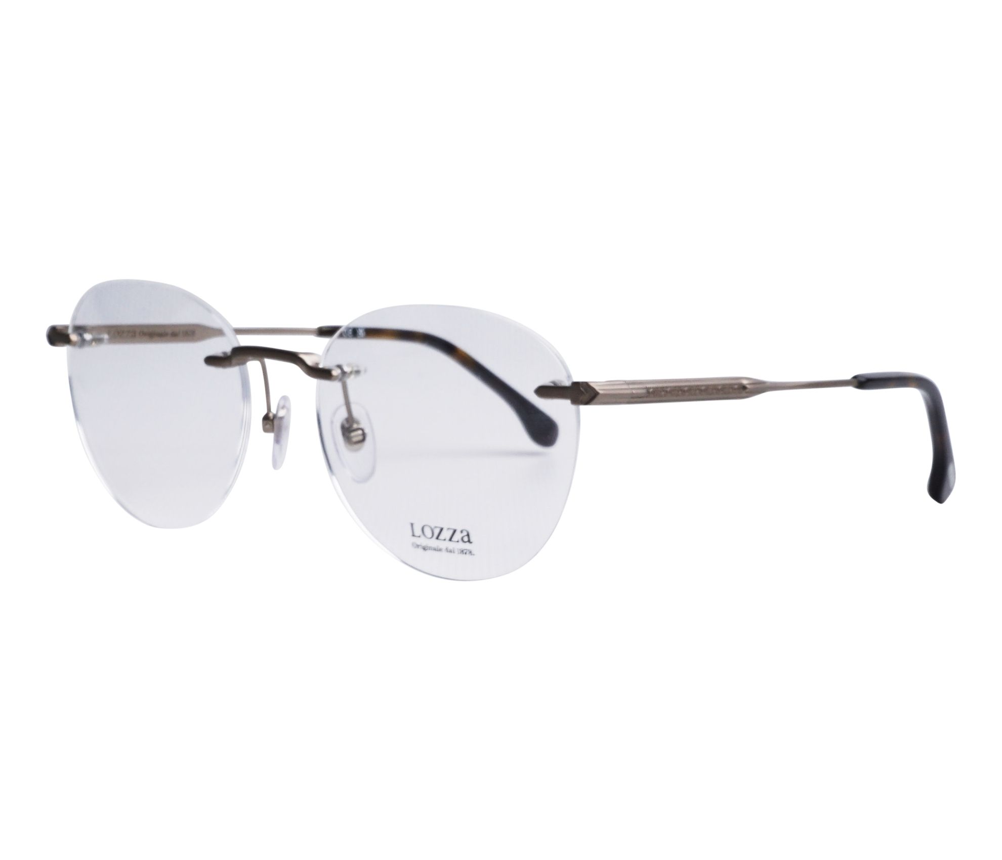 Lozza eyeglasses VL2423 P8AF 53 18 SteelHavana - 
