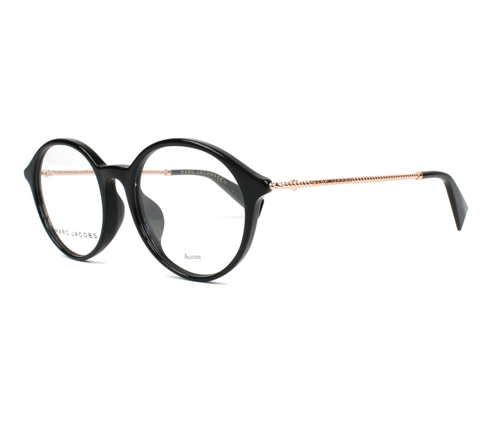 Marc Jacobs eyeglasses MARC-260-F 807 48 17 BlackGold Copper - 