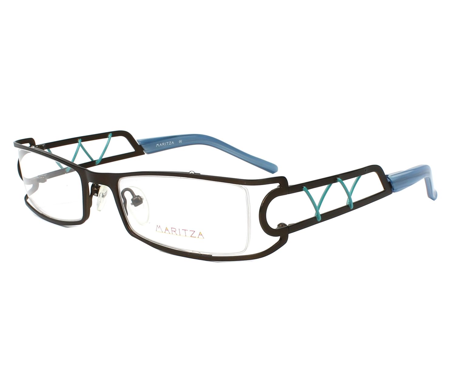 Maritza eyeglasses M-0100 BRN 50 18 BrownGreen - 