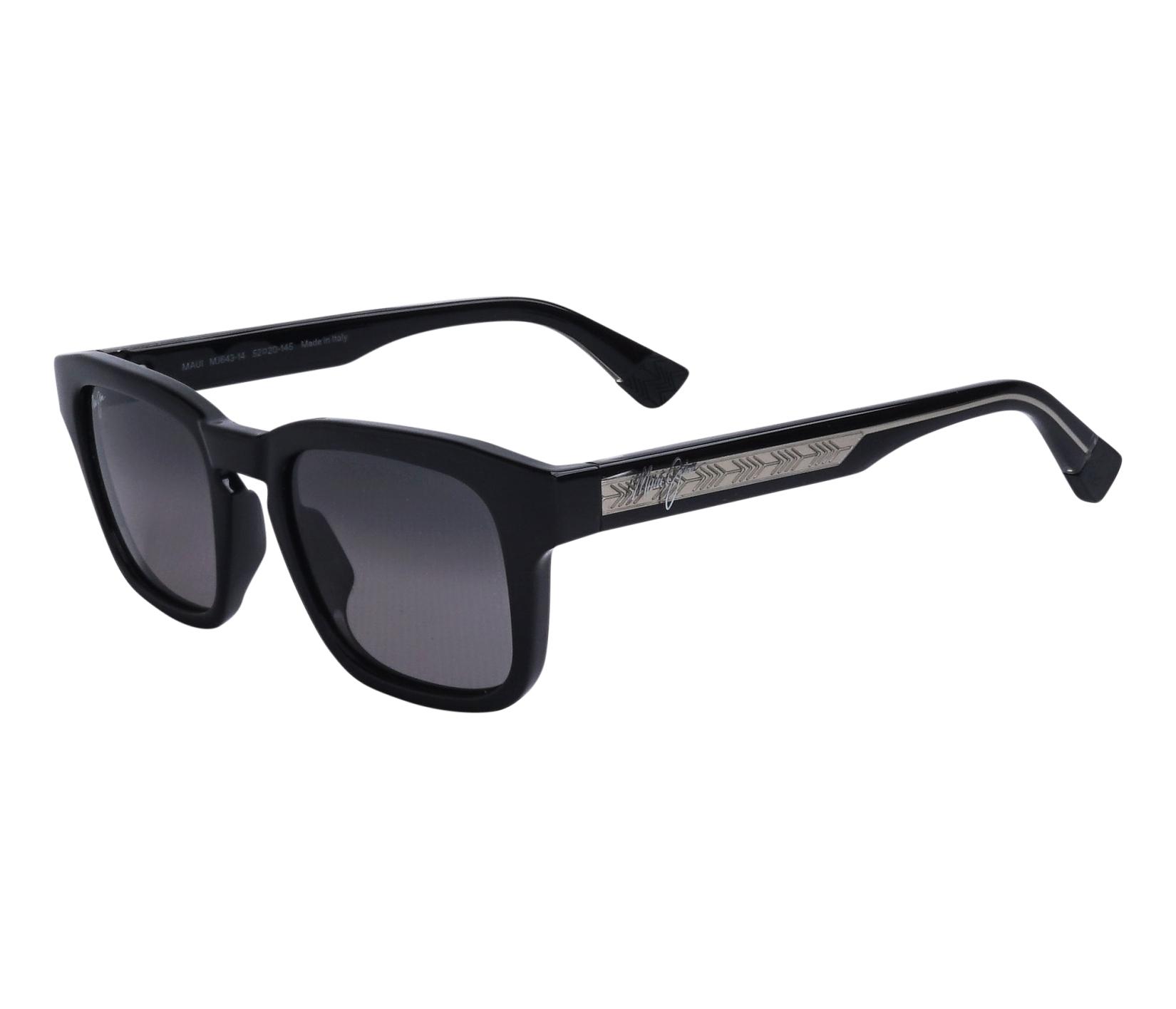 Maui Jim sunglasses GS643 14 52 20 BlackSteel - 