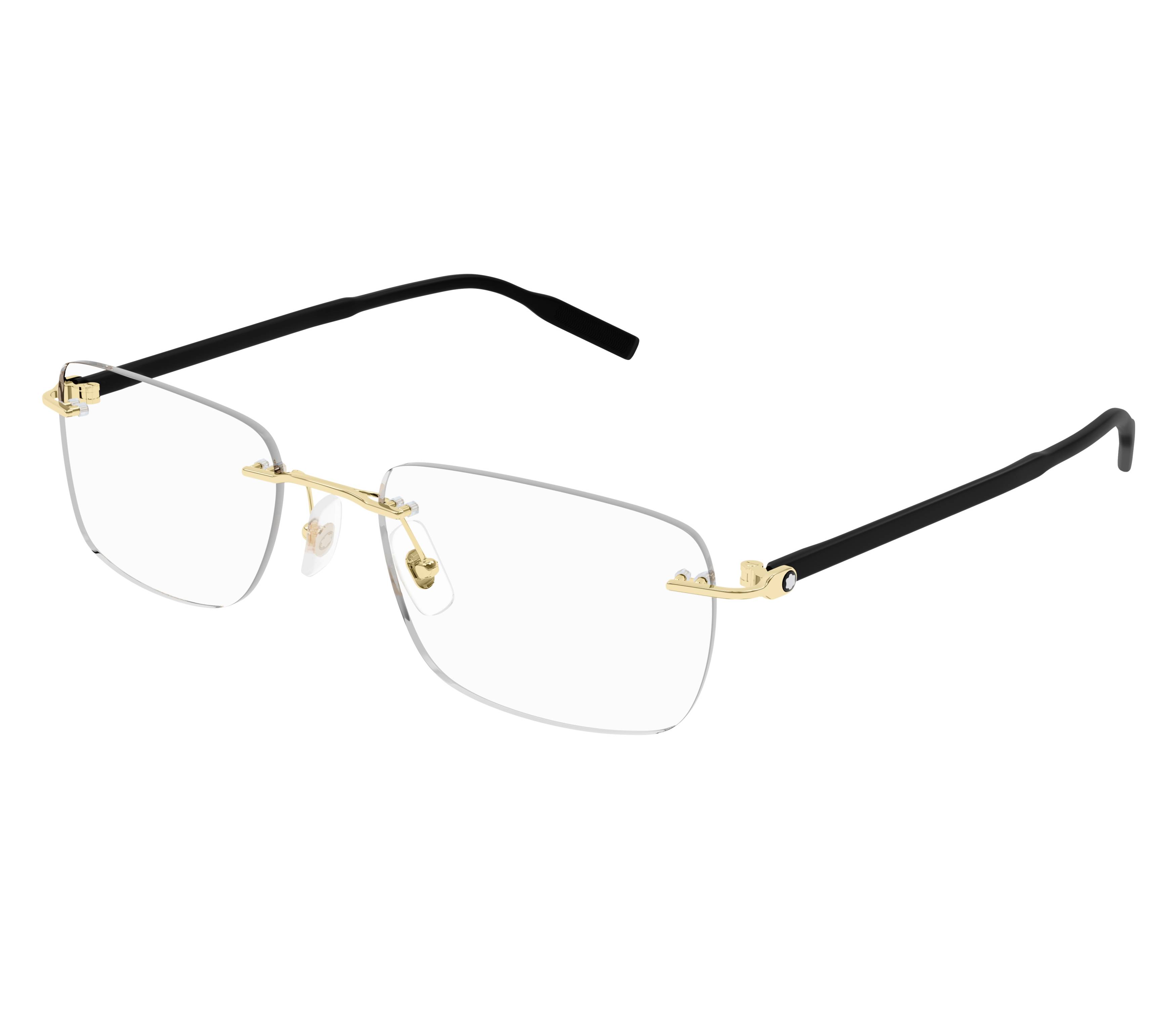 Mont Blanc eyeglasses MB0221O 015 55 20 Gold