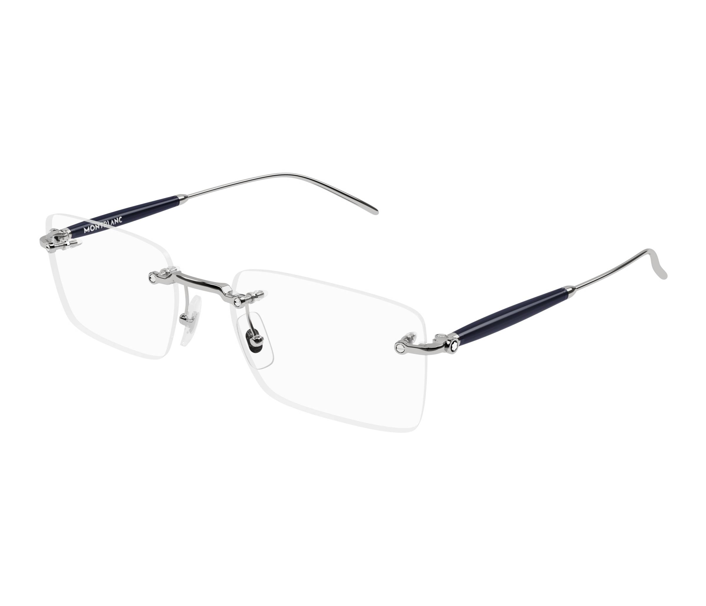 Mont Blanc eyeglasses MB0411O 004 55 19 Ruthenium