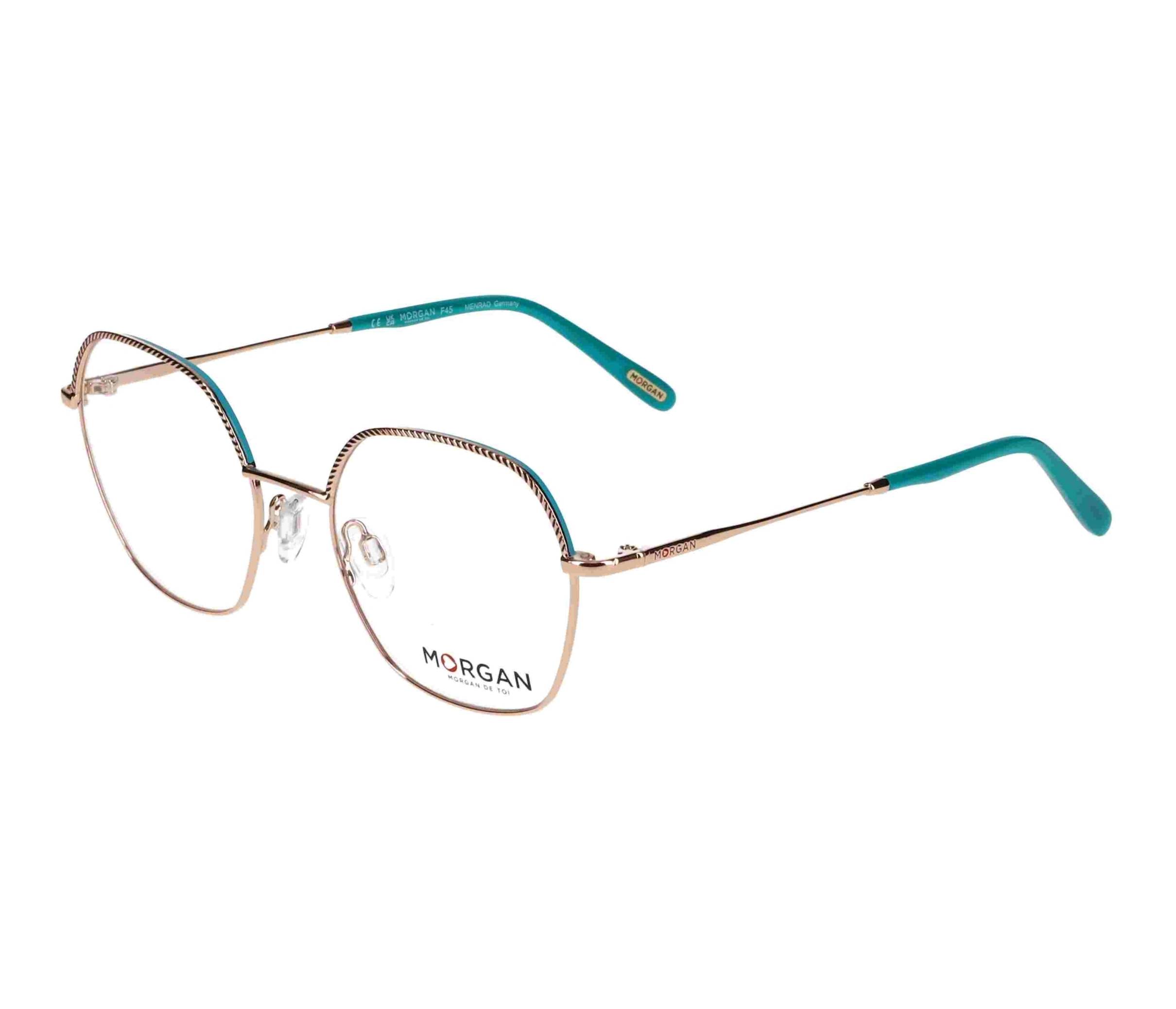 Morgan eyeglasses 203246 9500 51 18 Rose goldTurquoise - 