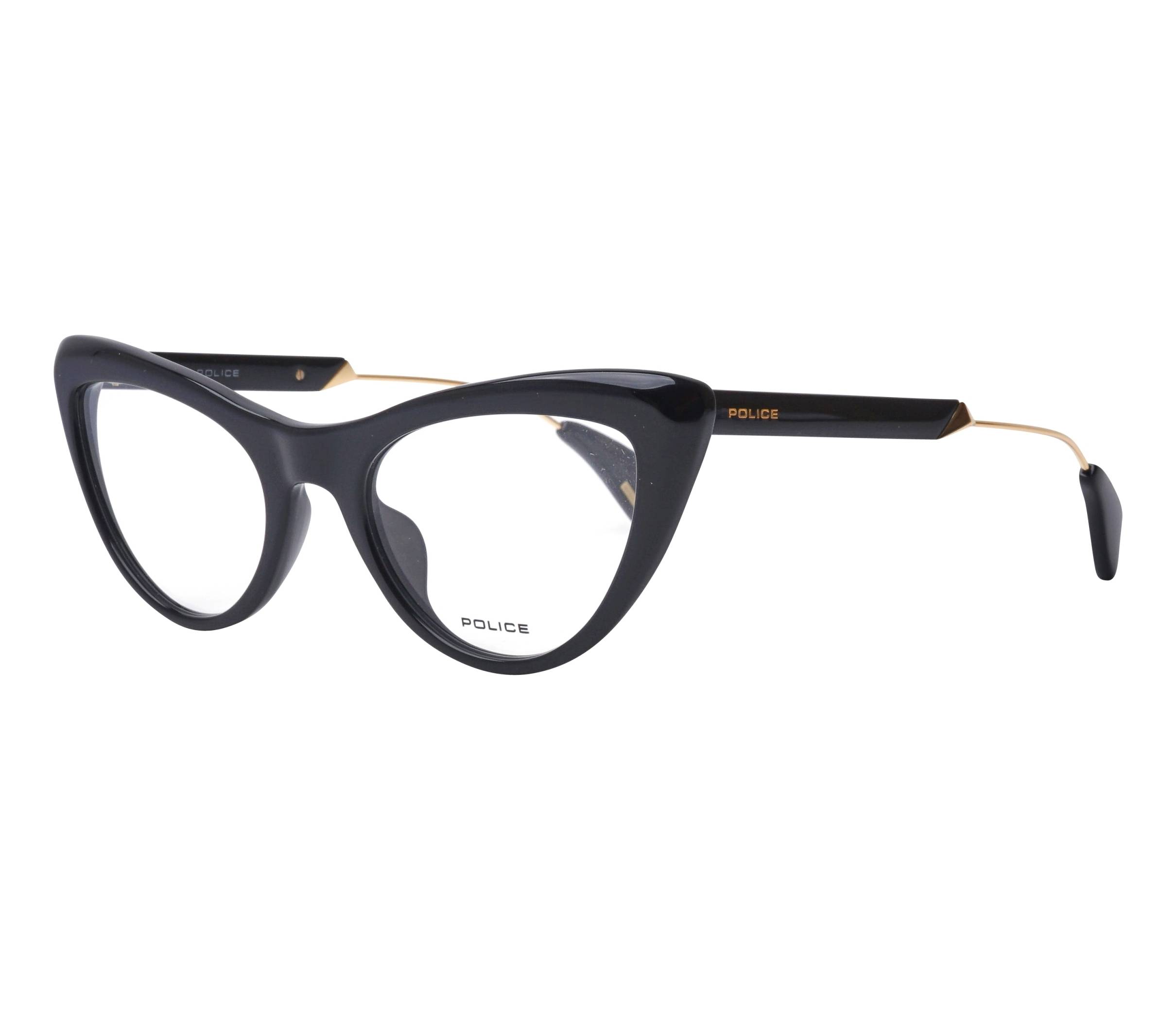 Police eyeglasses VPL-855 0700 50 20 Black - 