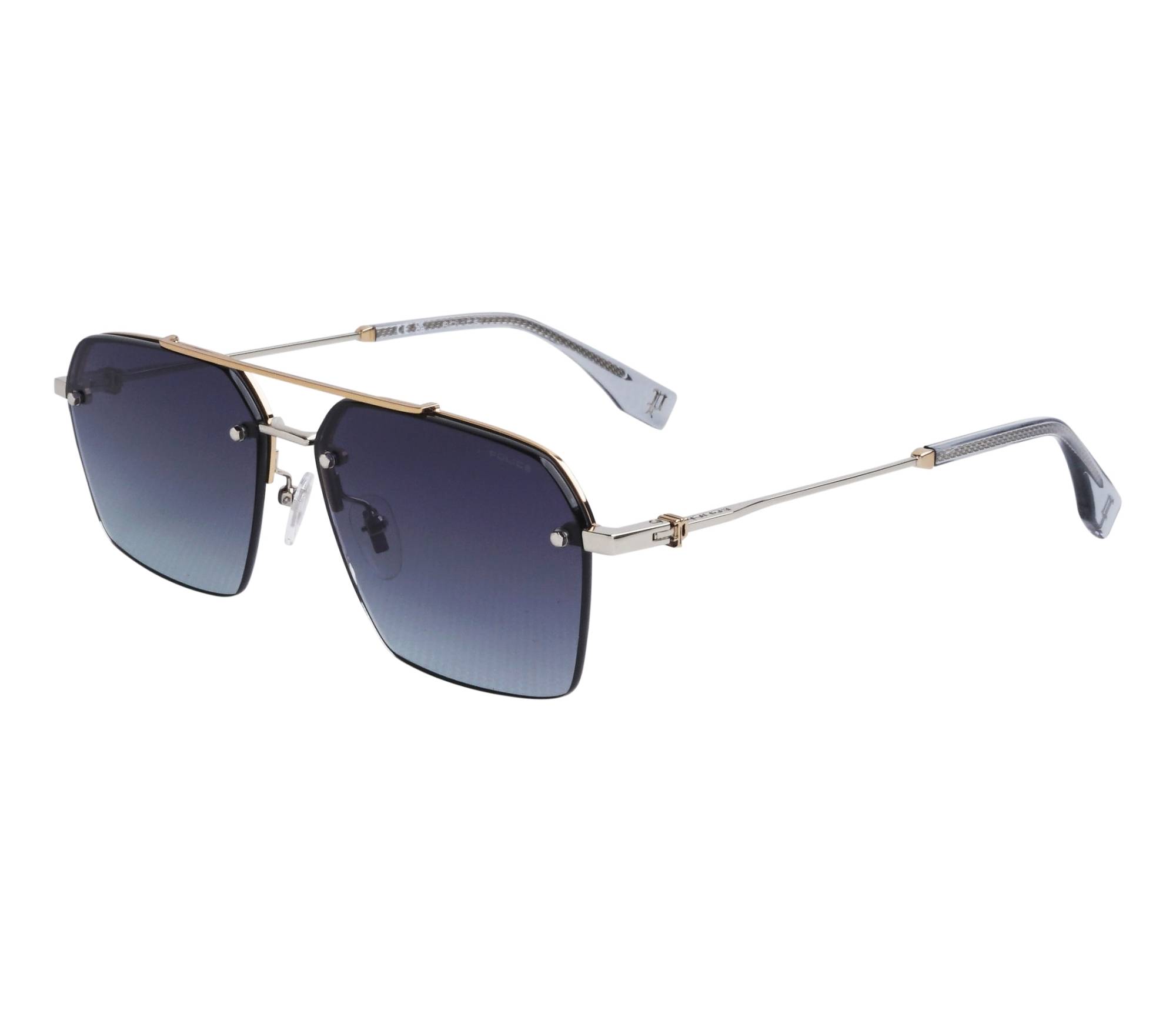 Police sunglasses SPLQ90 0340 59 15 Gold - 