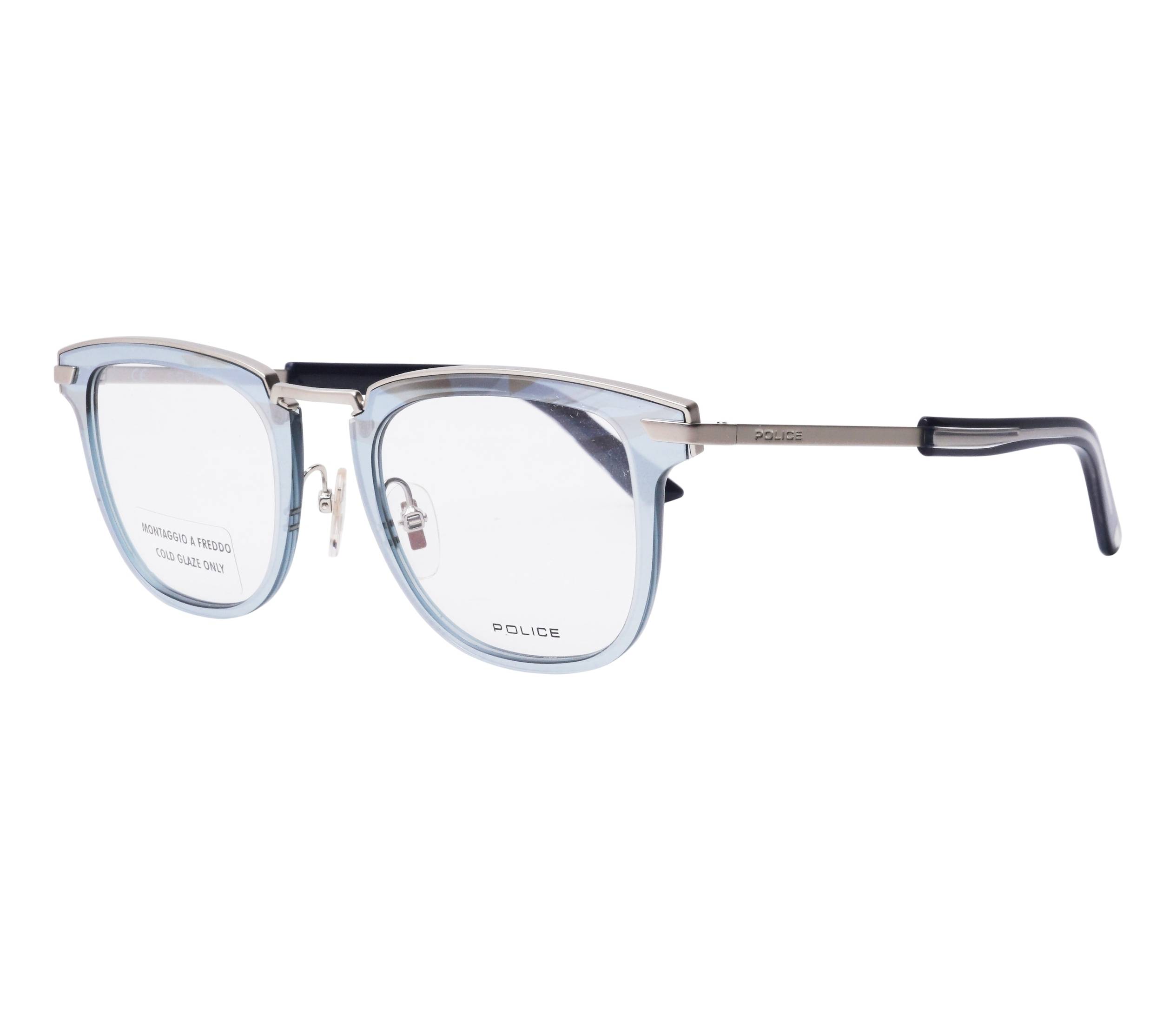 Police eyeglasses VPL566 0581 48 21 SilverCrystal - 