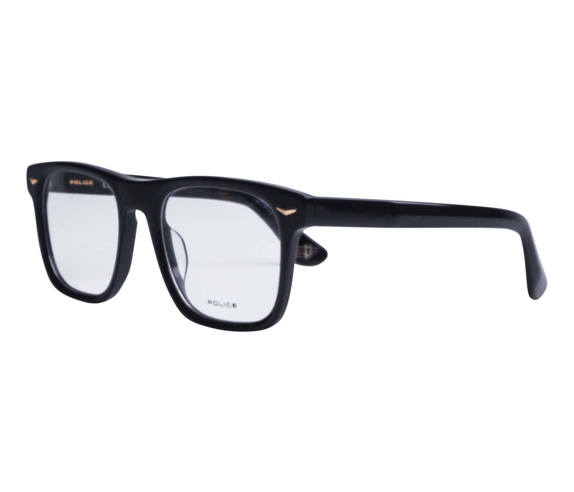 Police eyeglasses VPLL72 700V 52 20 BlackGold - 
