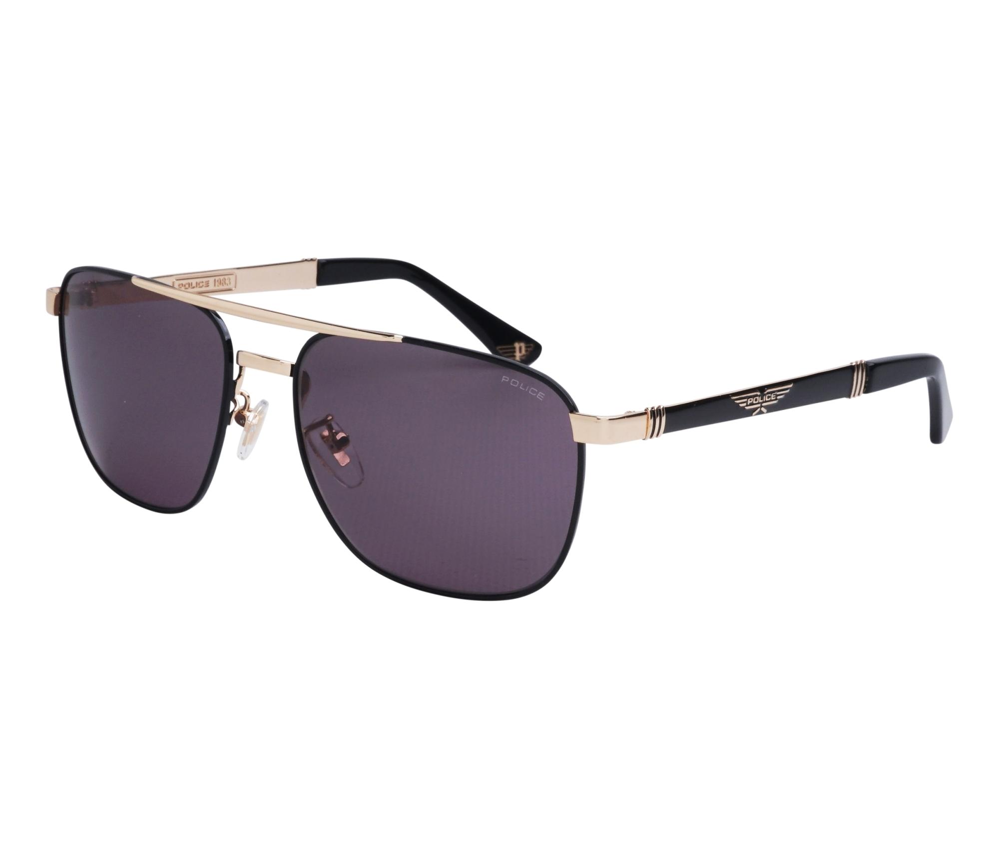 Police sunglasses SPL890 0301 58 17 GoldBlack - 