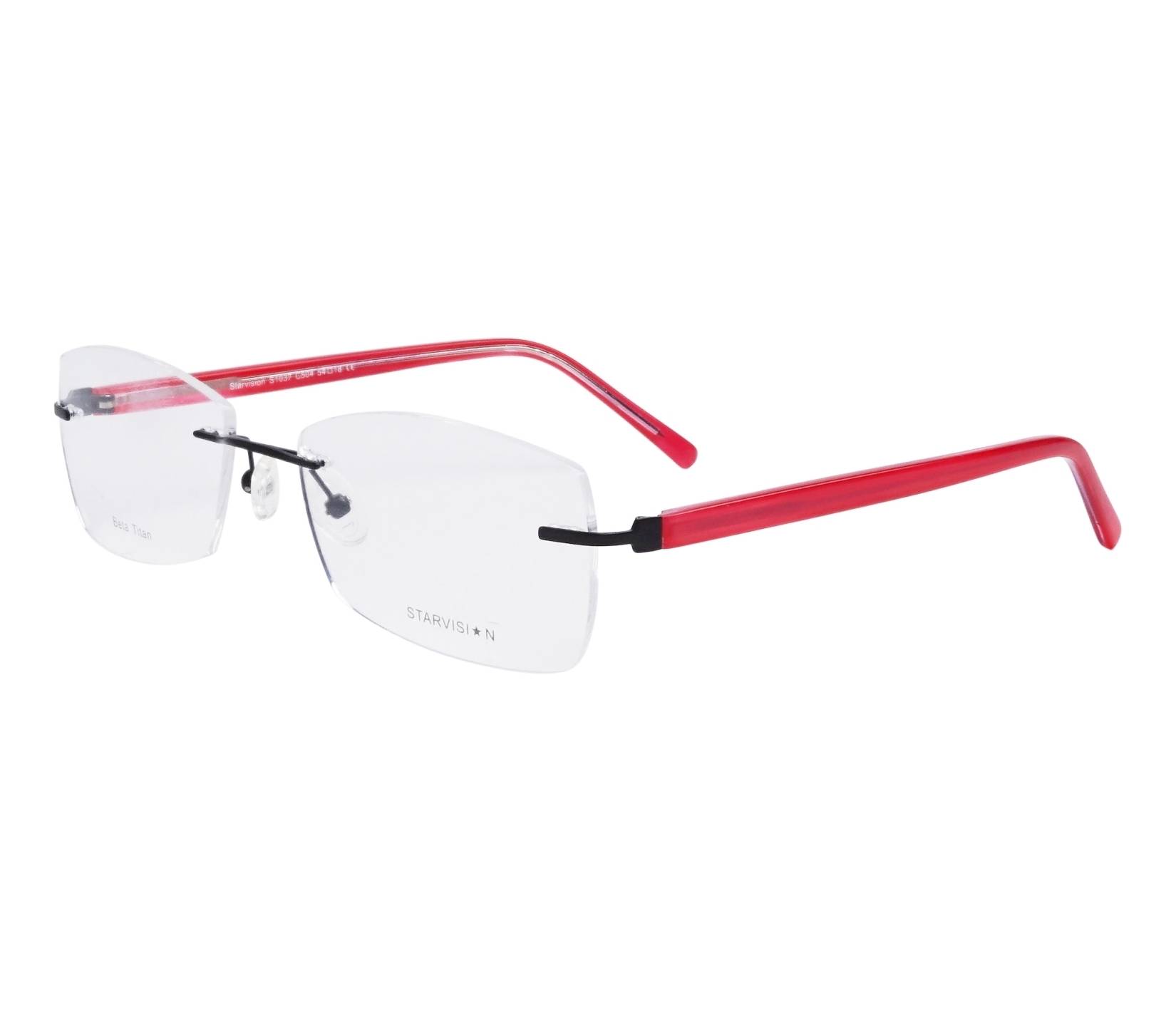 Starvision eyeglasses S-1037 504 54 18 BlackPink - 