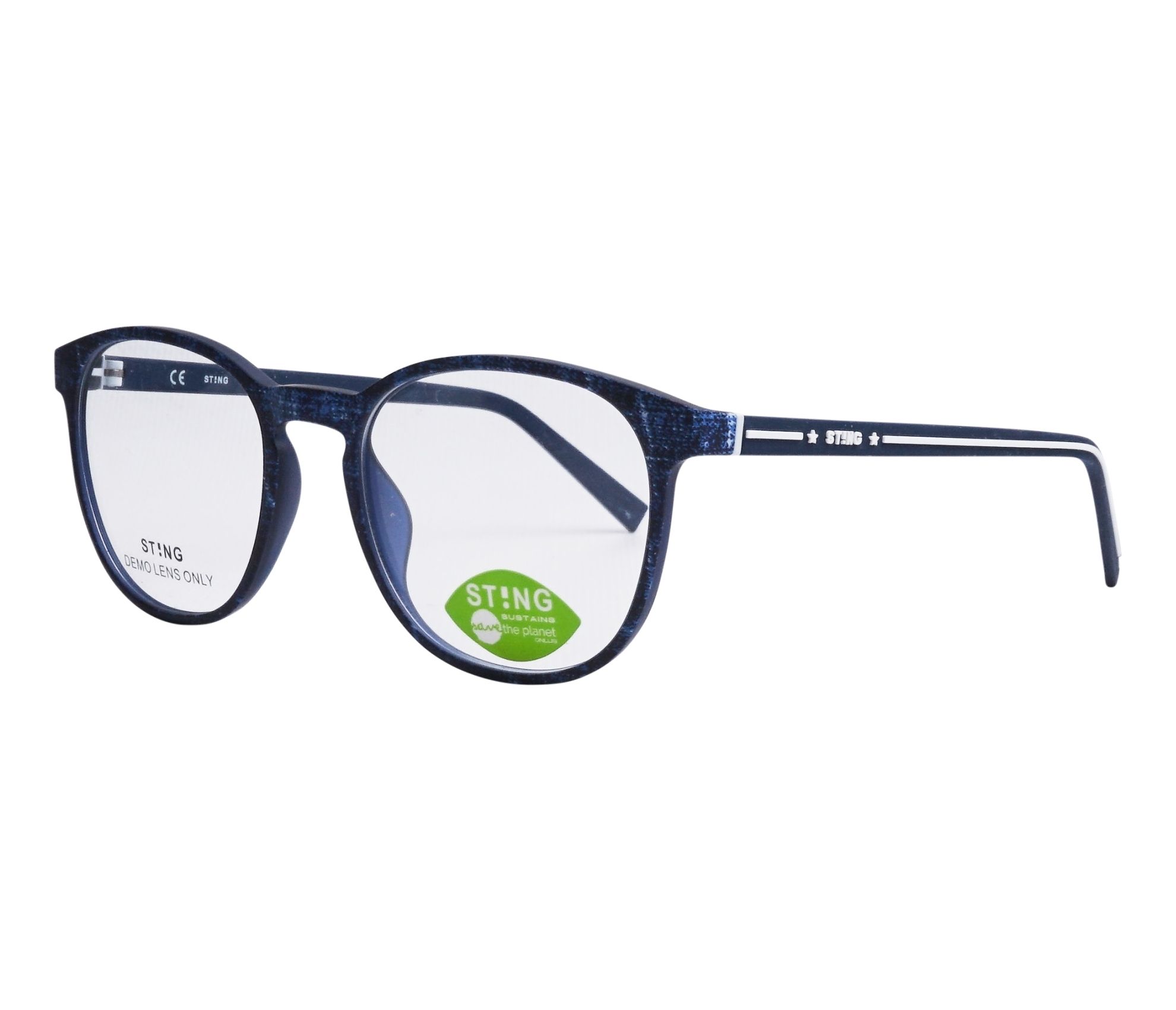 Sting eyeglasses SST455 JEBZ 52 19 BlueWhite - 