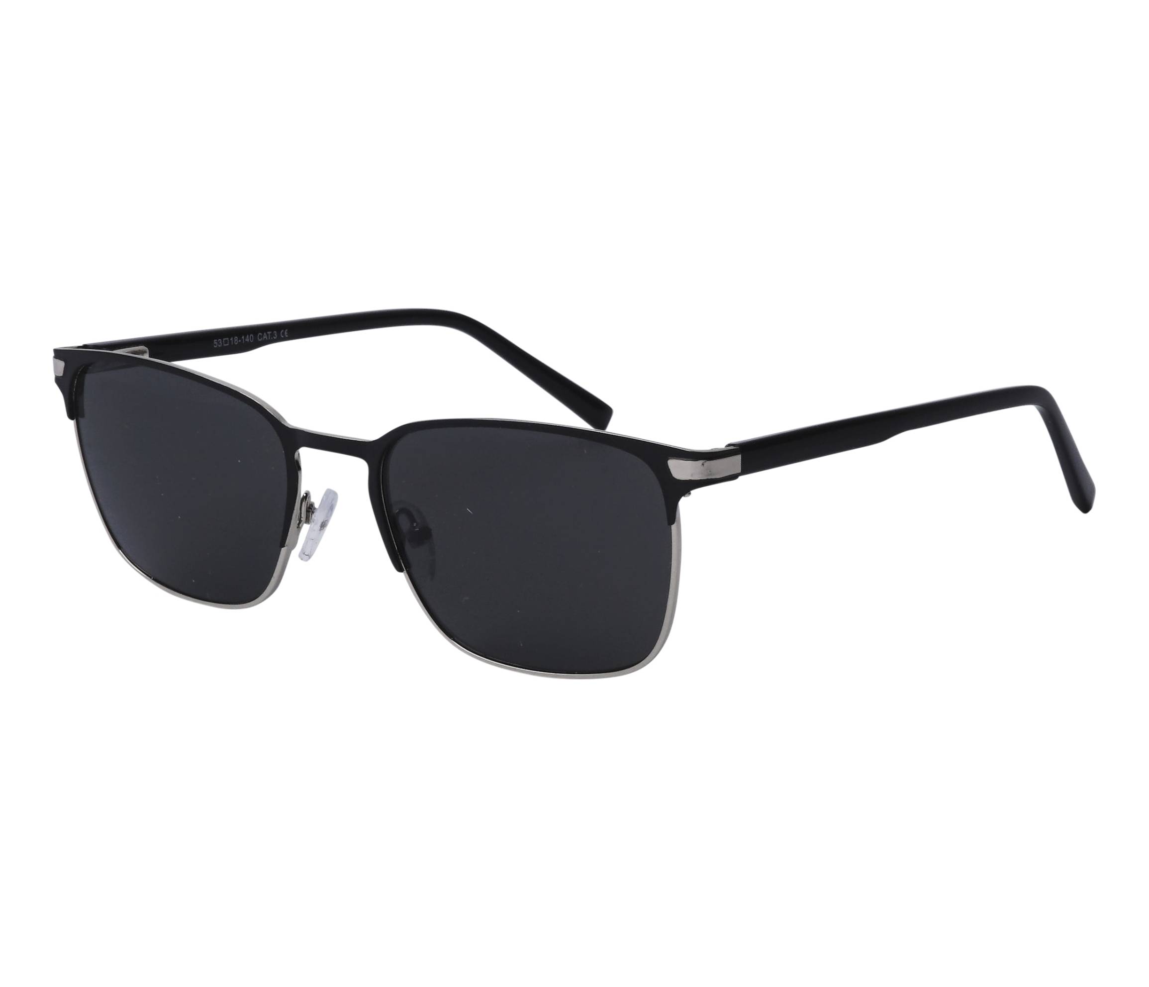 Sun sunglasses SS-917 BLACK 53 18 SilverBlack - 