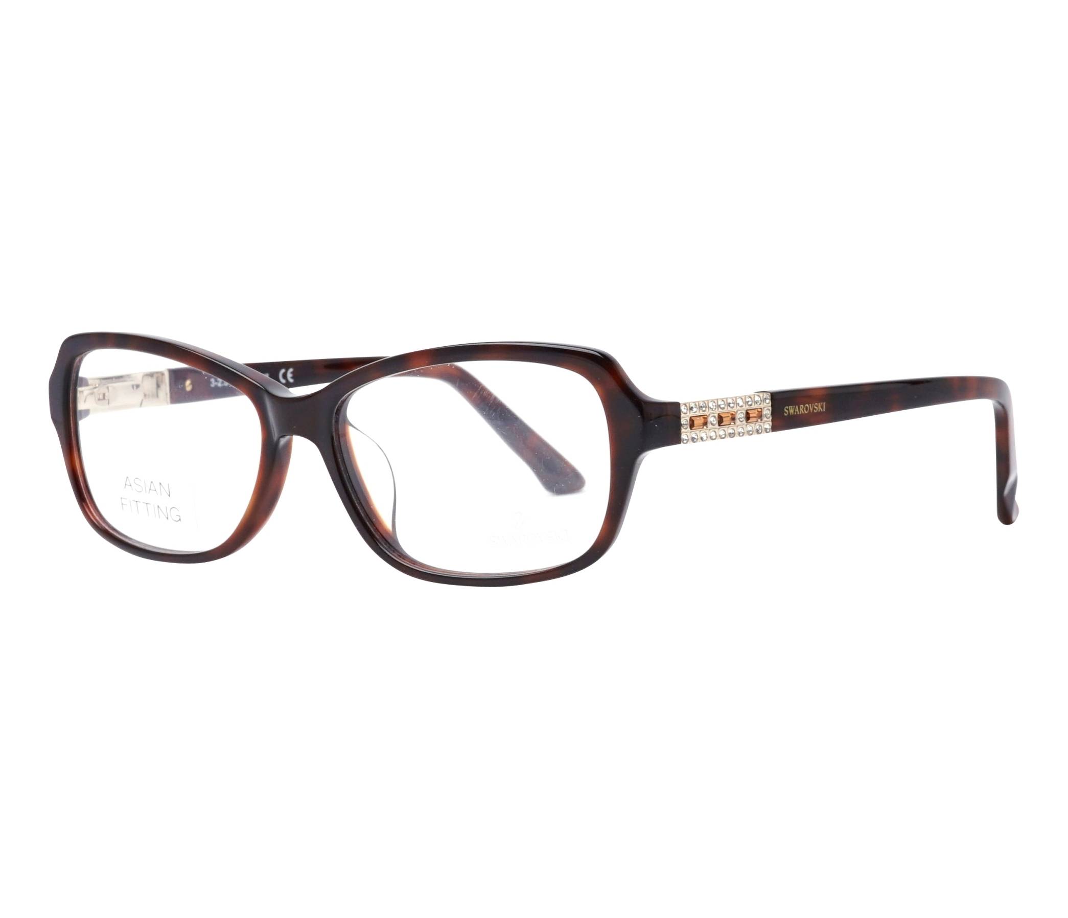 Swarovski eyeglasses SK-5154 052 56 15 Havana - 